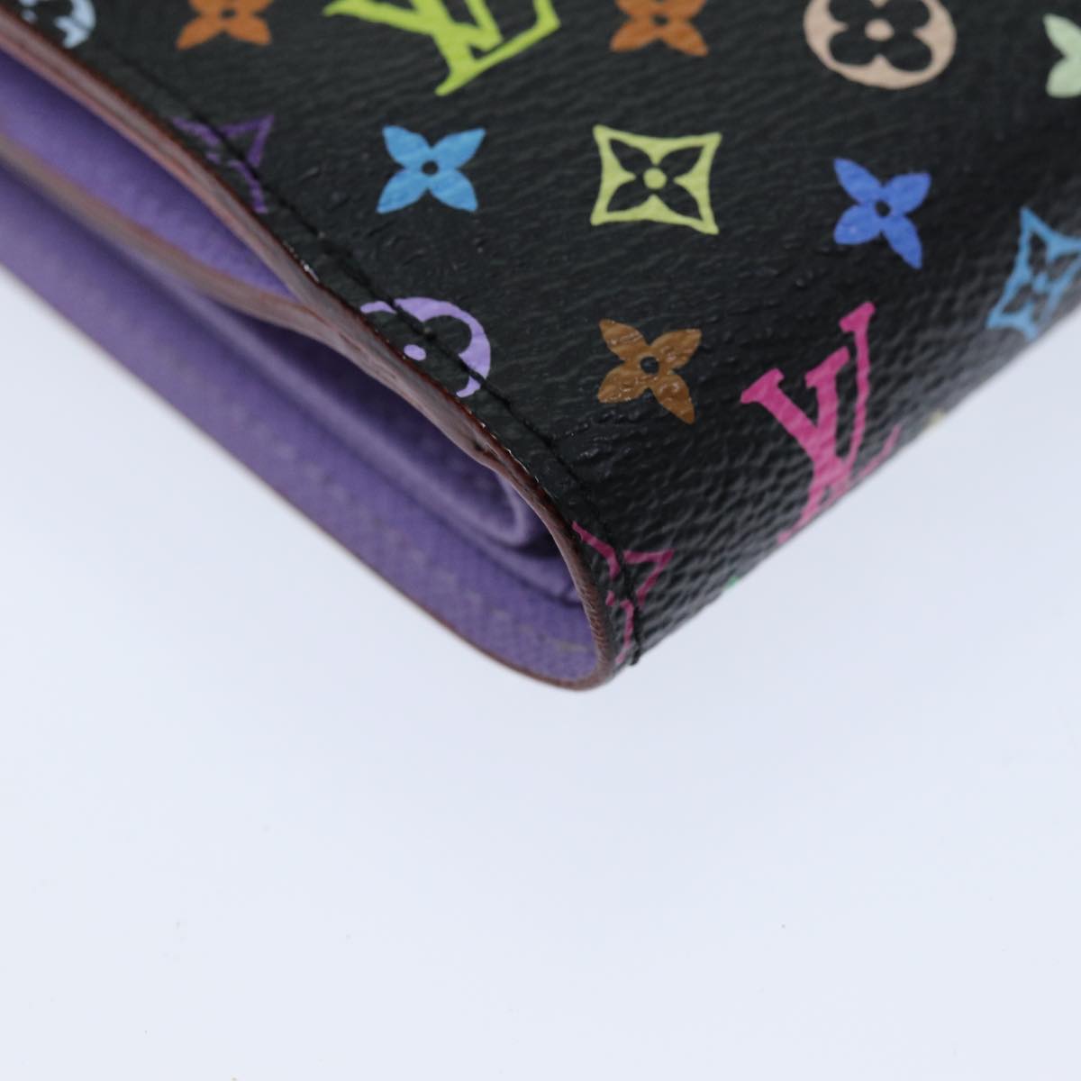 LOUIS VUITTON Multicolor Portefeuille Koala Wallet Black M58015 LV 75743A