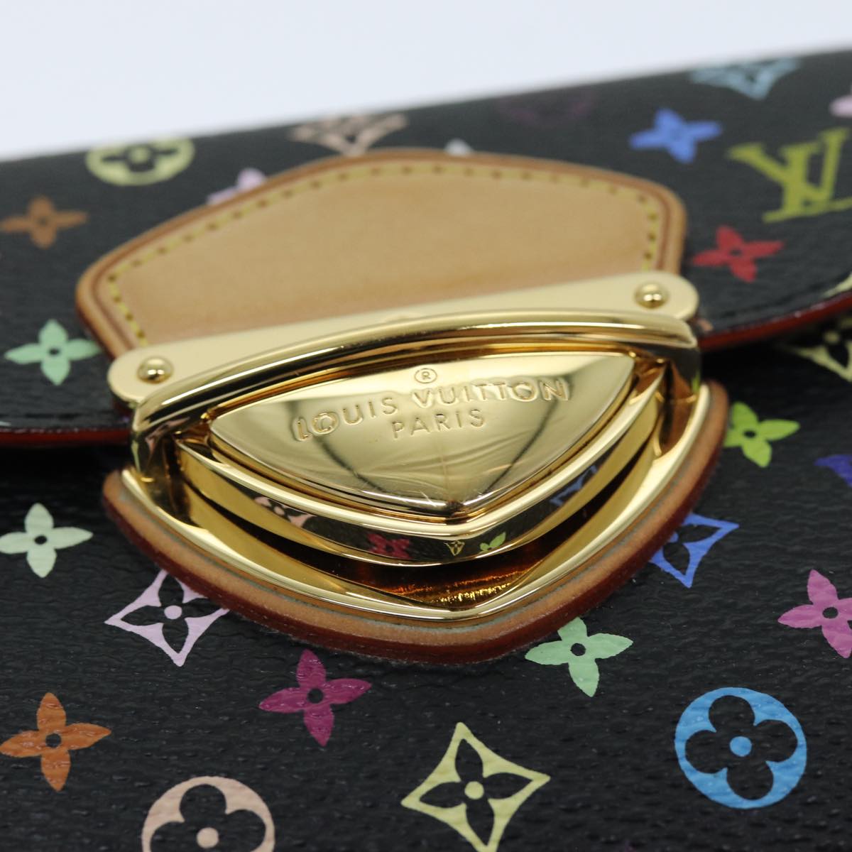 LOUIS VUITTON Multicolor Portefeuille Koala Wallet Black M58015 LV 75743A