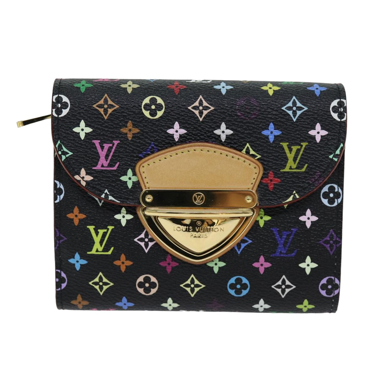 LOUIS VUITTON Multicolor Portefeuille Koala Wallet Black M58015 LV 75743A