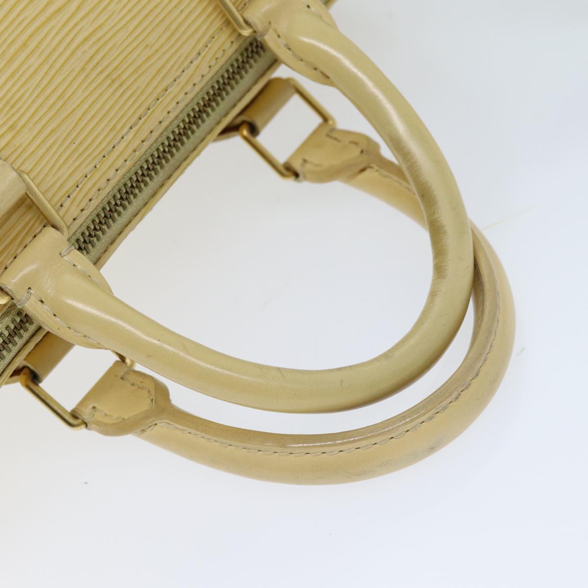 LOUIS VUITTON Epi Speedy 25 Hand Bag Vanilla M4301A LV 75748