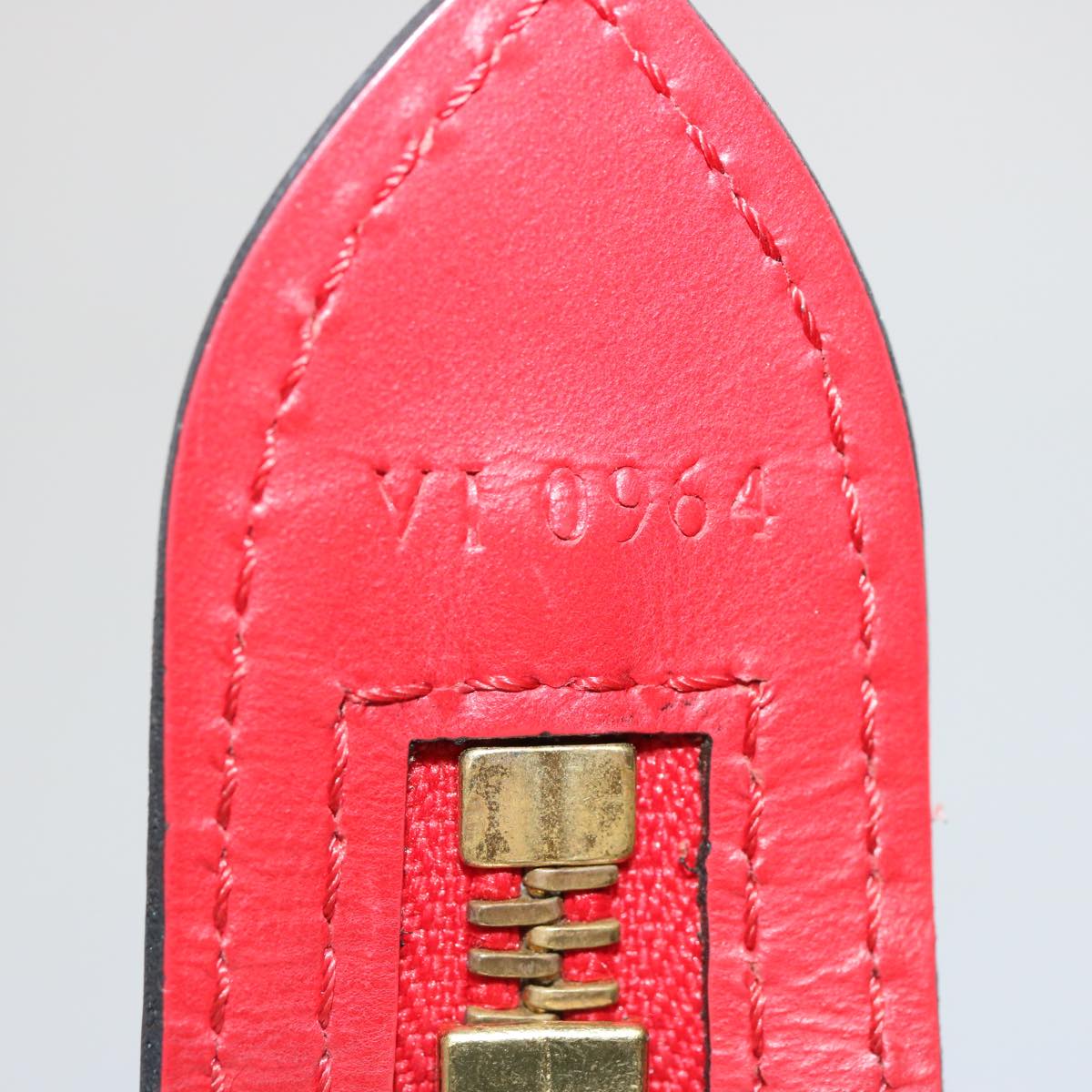 LOUIS VUITTON Epi Saint Jacques Shoulder Bag Red M52277 LV 75750