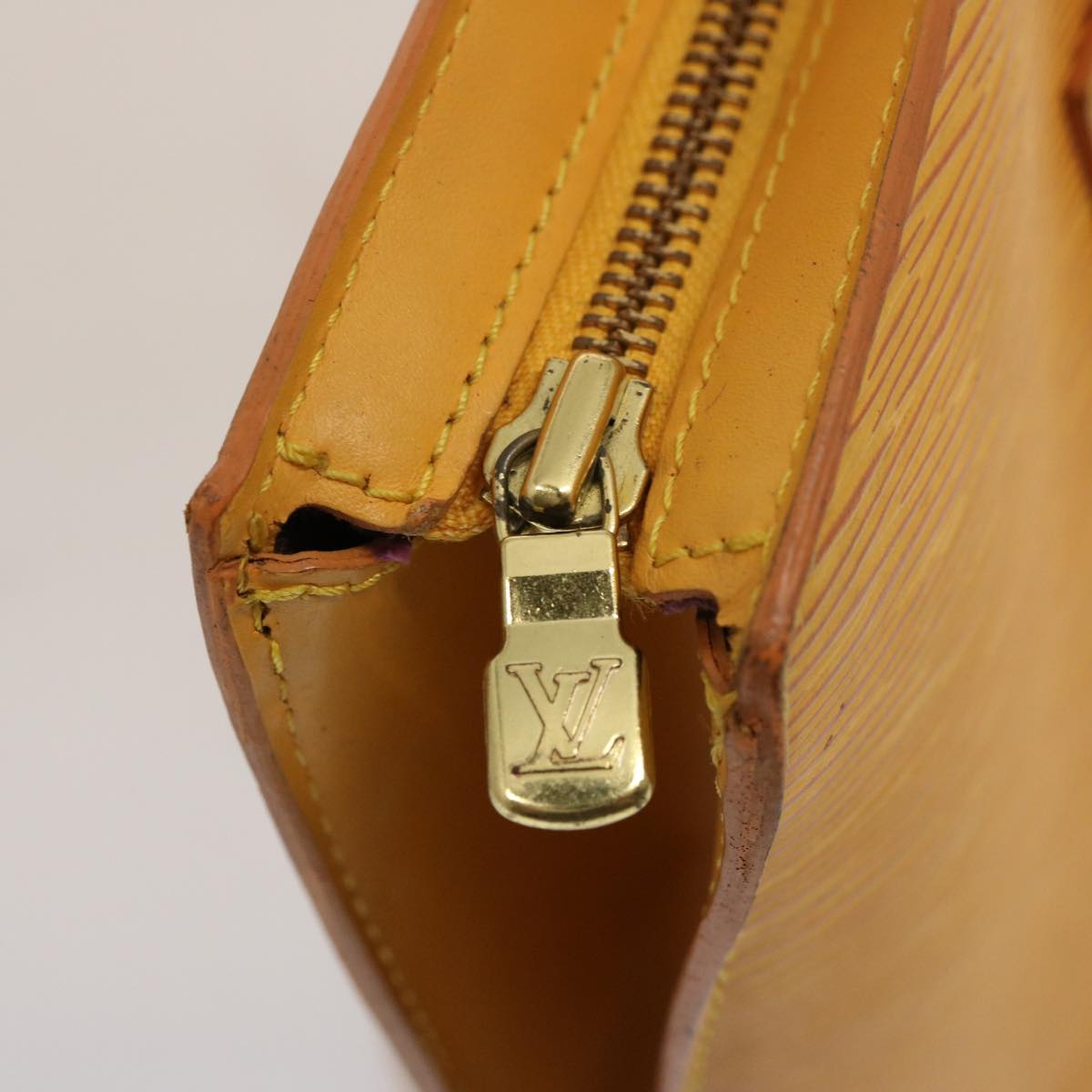LOUIS VUITTON Epi Saint Jacques Shopping Shoulder Bag Yellow M52269 75751