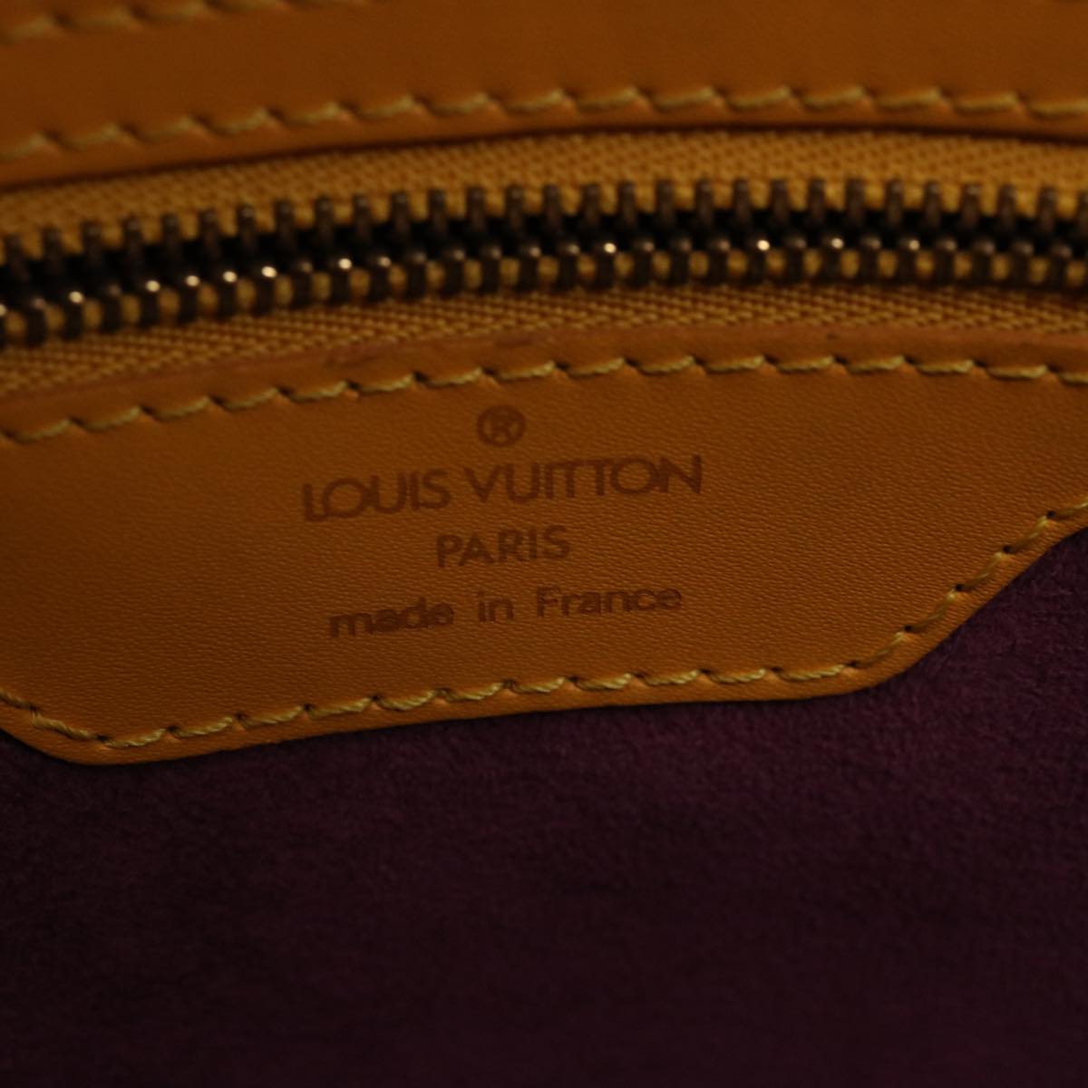 LOUIS VUITTON Epi Saint Jacques Shopping Shoulder Bag Yellow M52269 75751