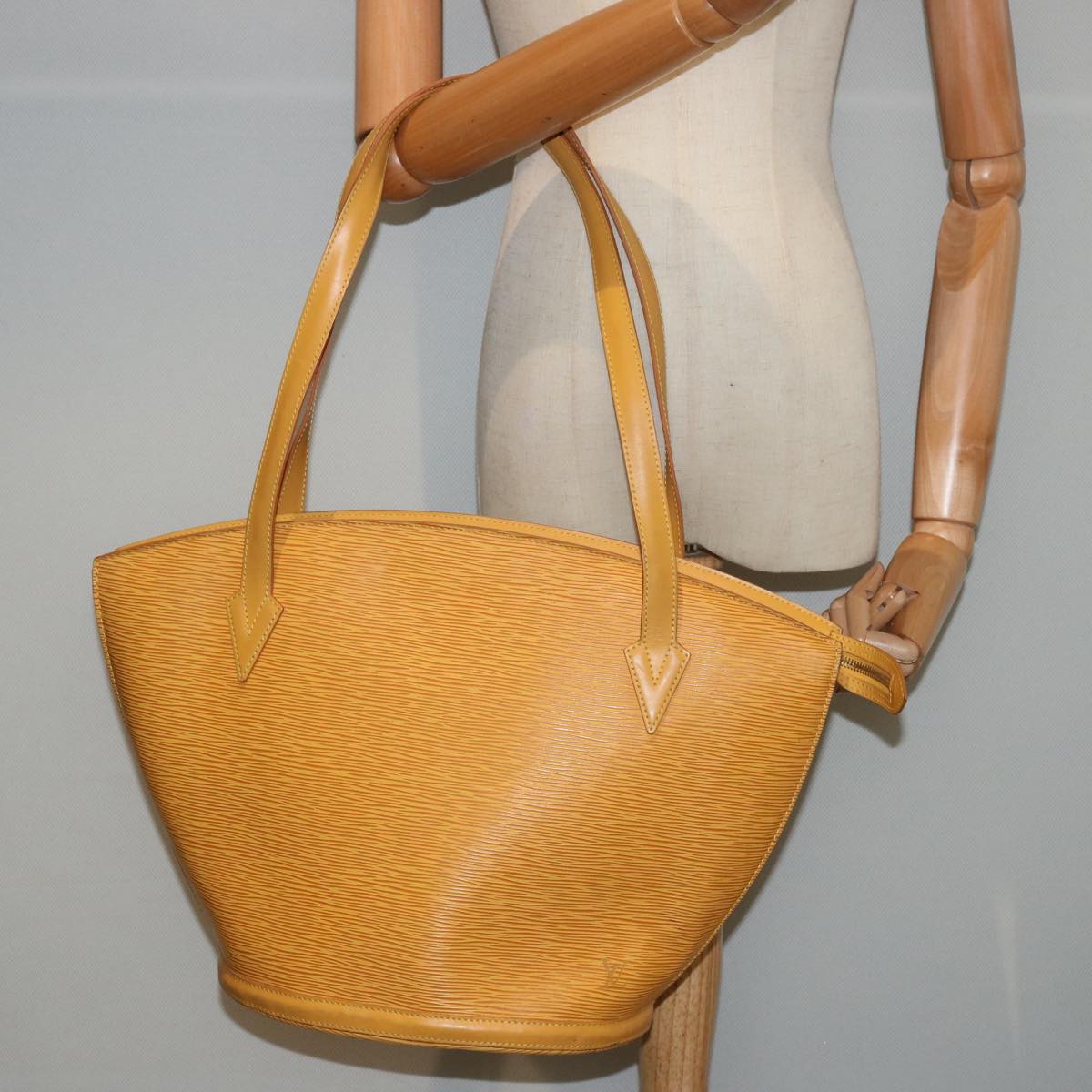 LOUIS VUITTON Epi Saint Jacques Shopping Shoulder Bag Yellow M52269 75751
