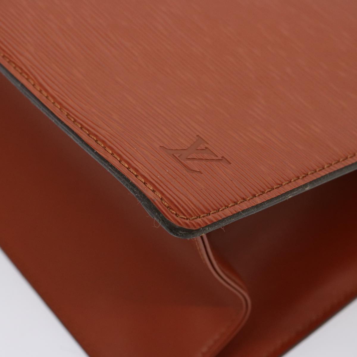 LOUIS VUITTON Epi Riviera Hand Bag Brown M48183 LV 75753