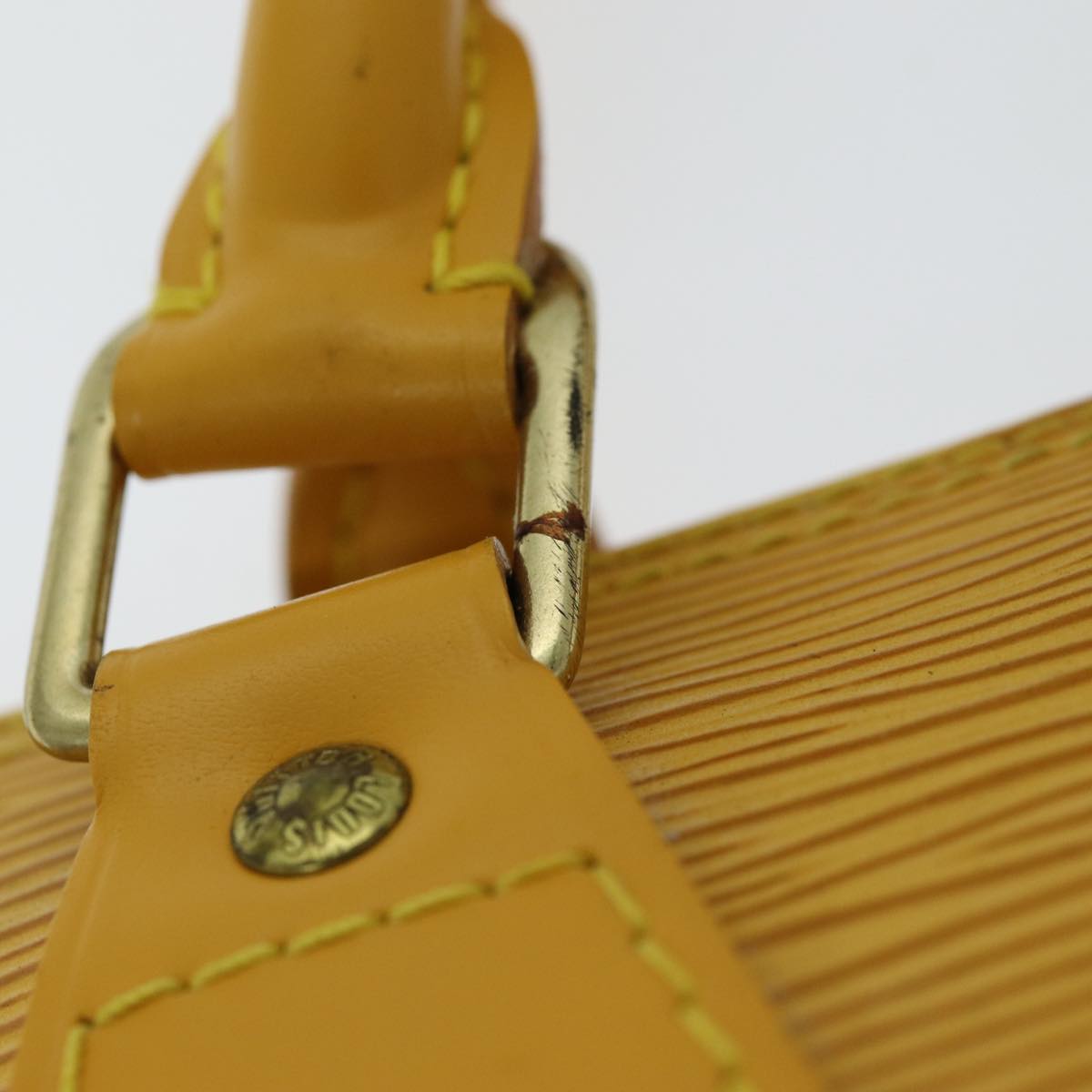LOUIS VUITTON Epi Alma Hand Bag Tassili Yellow M52149 LV 75756