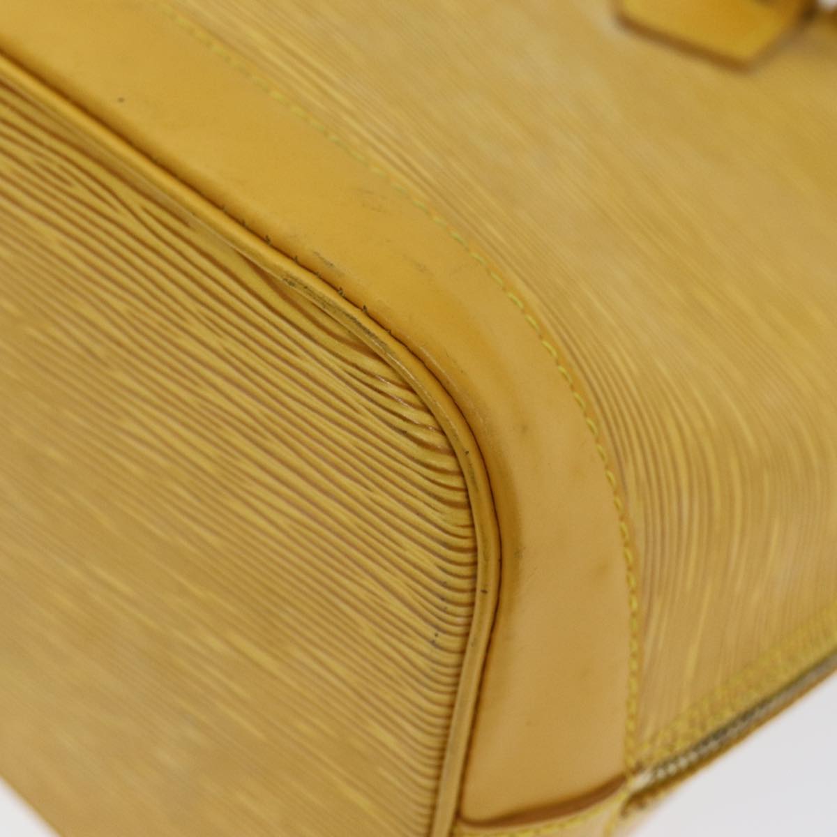 LOUIS VUITTON Epi Alma Hand Bag Tassili Yellow M52149 LV 75756