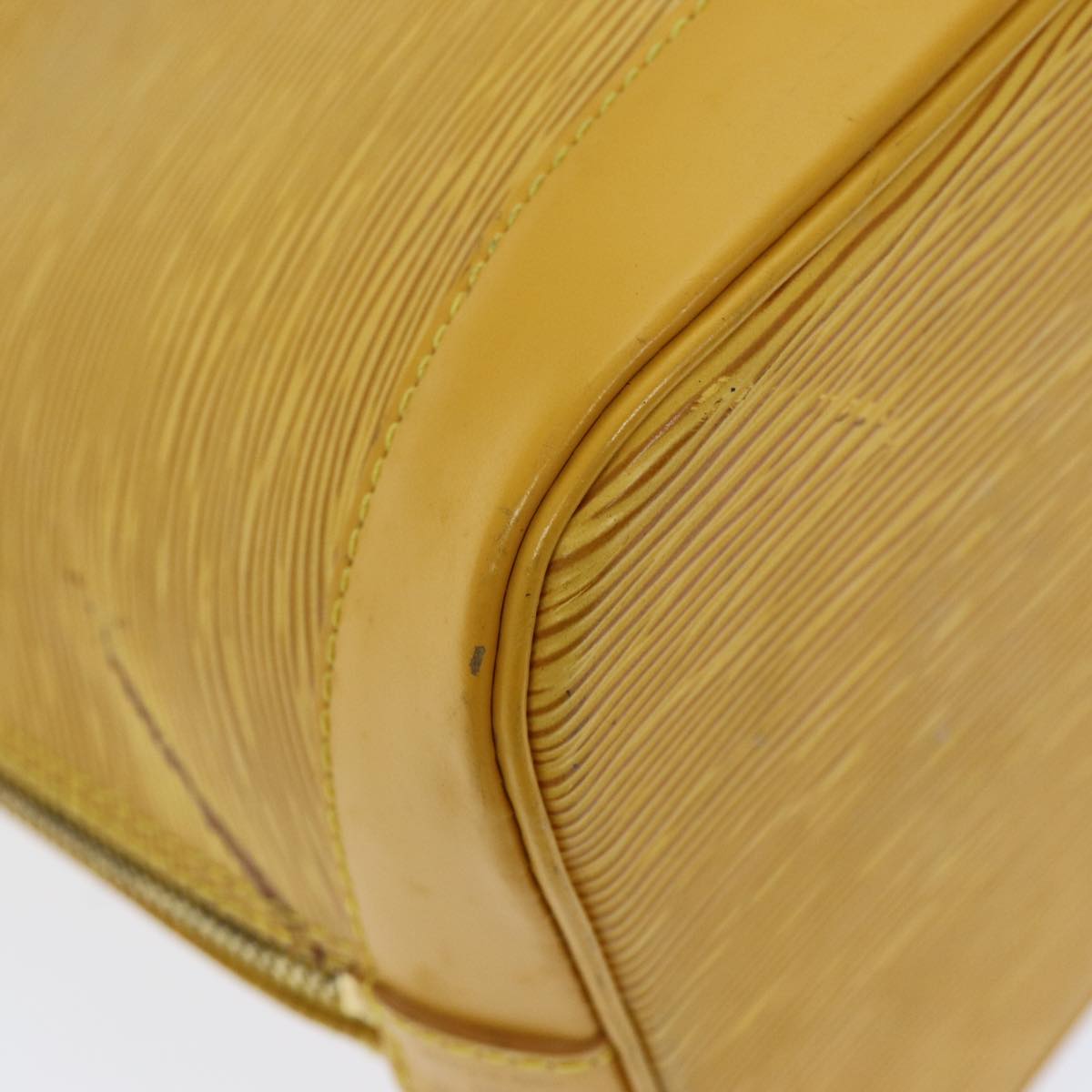 LOUIS VUITTON Epi Alma Hand Bag Tassili Yellow M52149 LV 75756