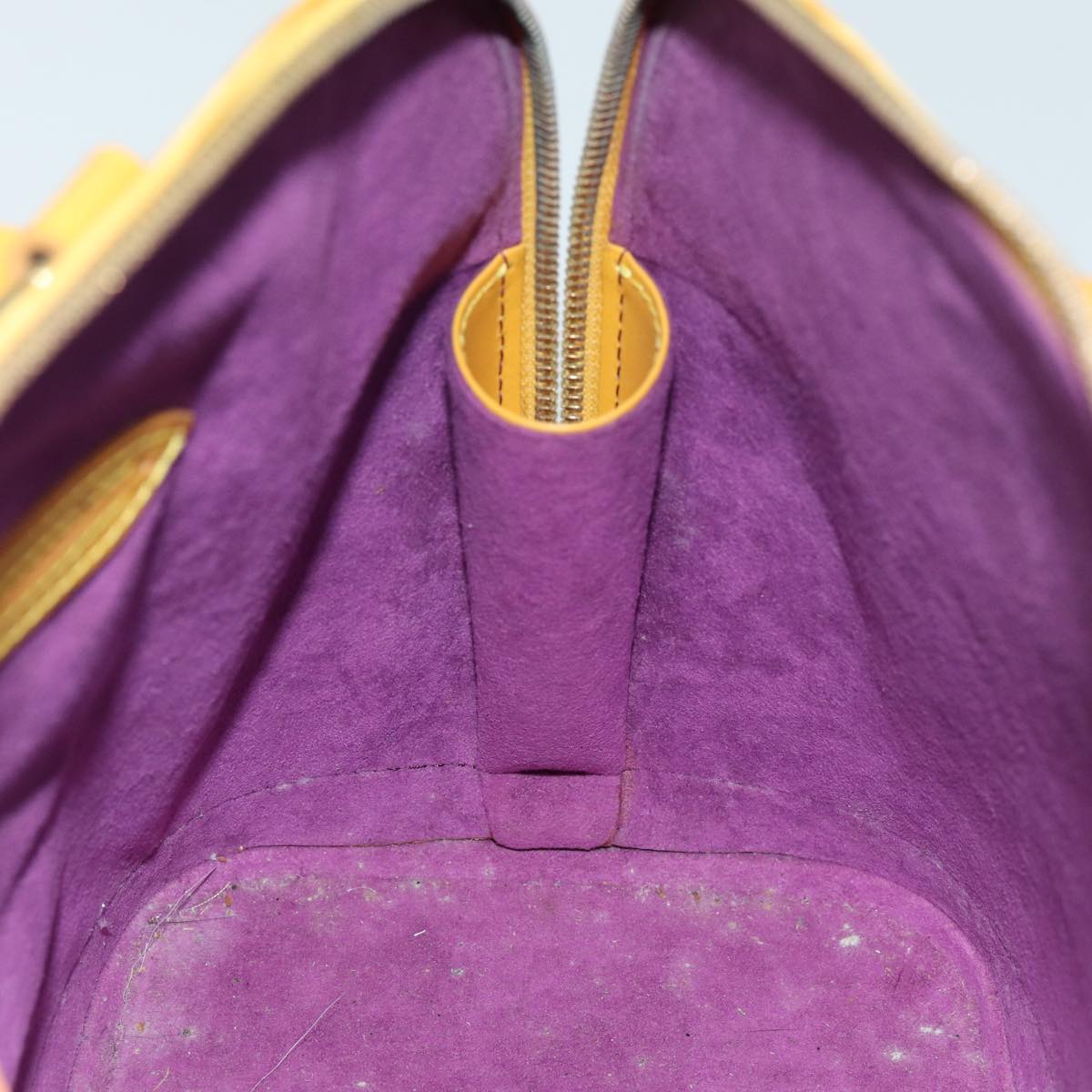 LOUIS VUITTON Epi Alma Hand Bag Tassili Yellow M52149 LV 75756