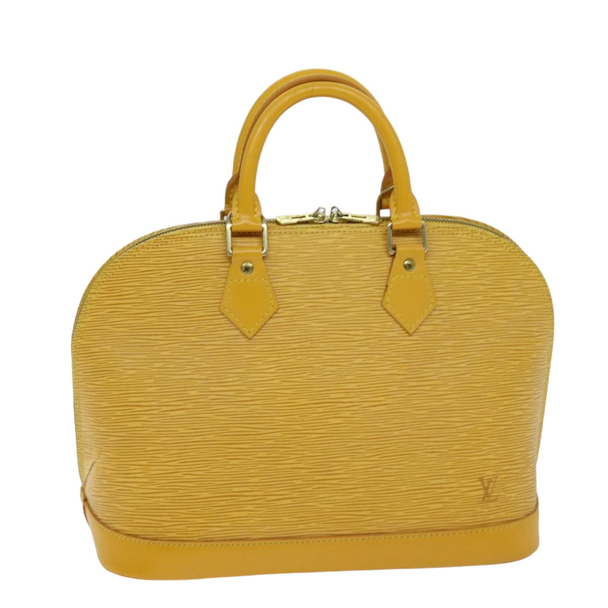 LOUIS VUITTON Epi Alma Hand Bag Tassili Yellow M52149 LV 75756