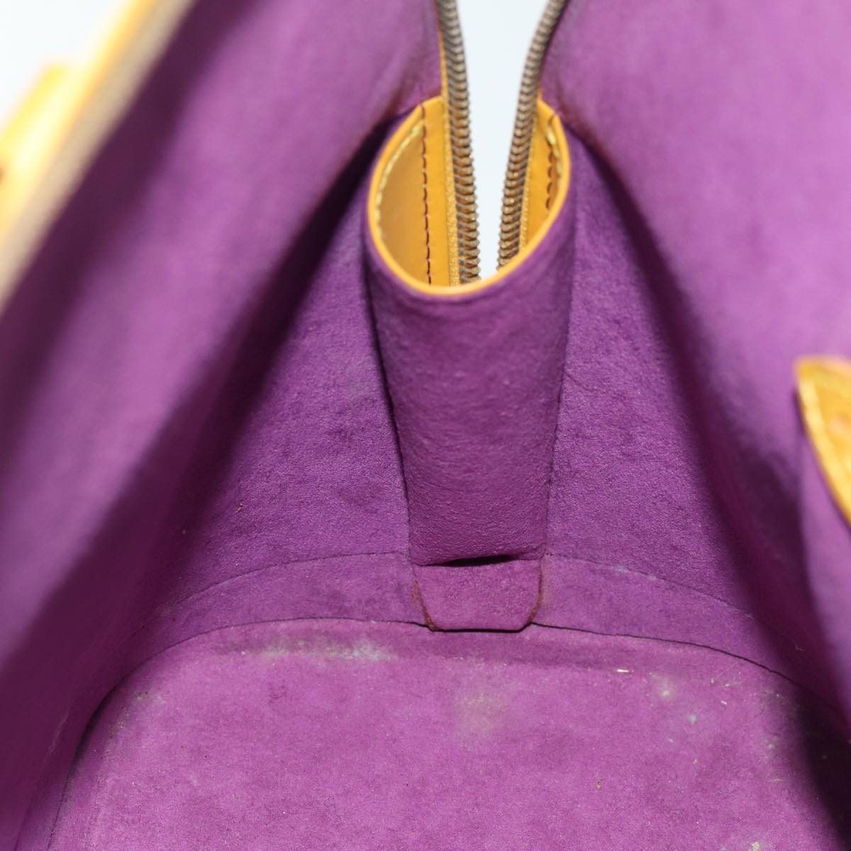 LOUIS VUITTON Epi Alma Hand Bag Tassili Yellow M52149 LV 75756