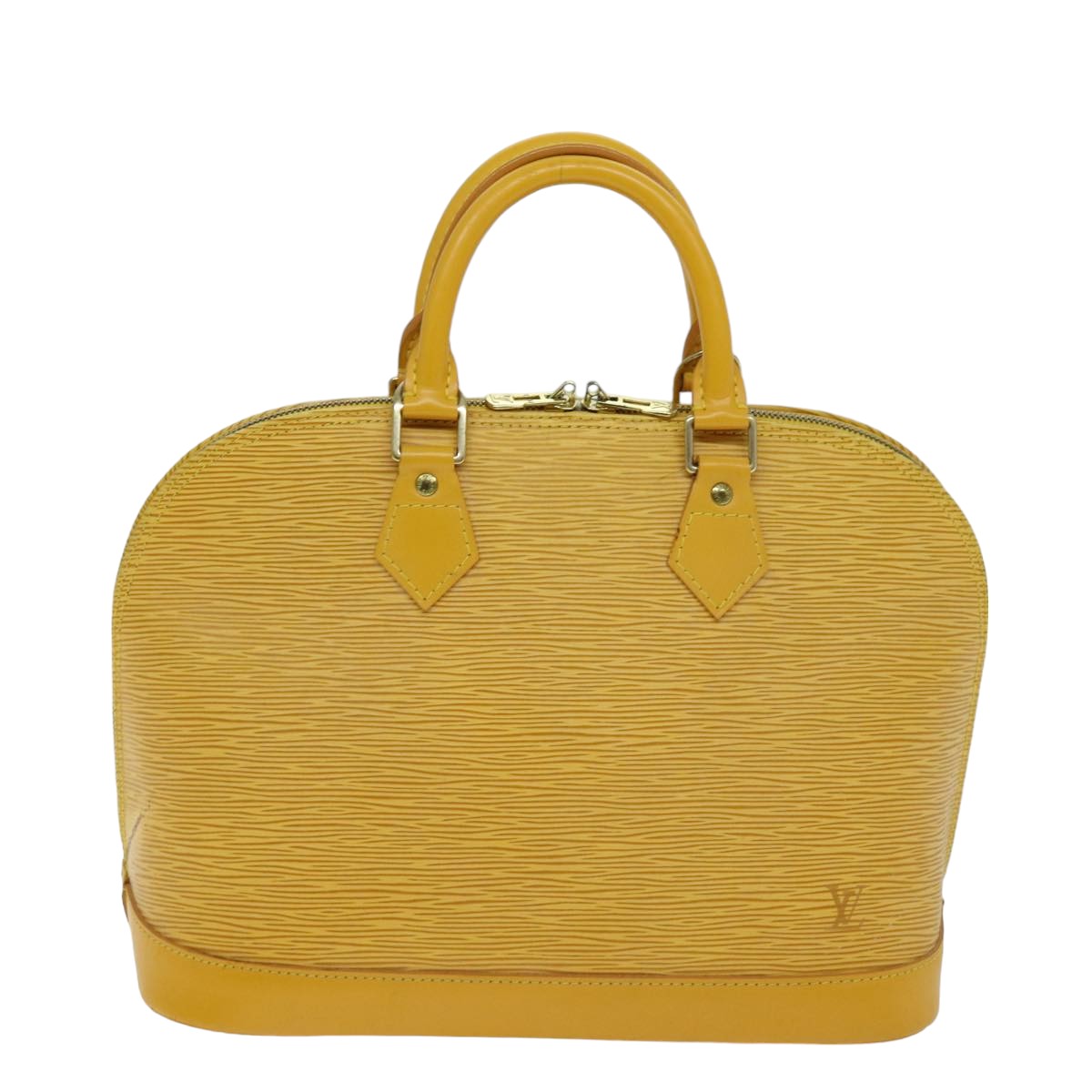 LOUIS VUITTON Epi Alma Hand Bag Tassili Yellow M52149 LV 75756