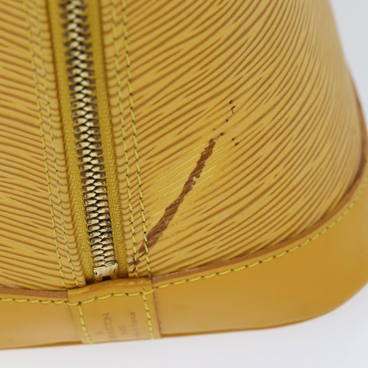 LOUIS VUITTON Epi Alma Hand Bag Tassili Yellow M52149 LV 75756