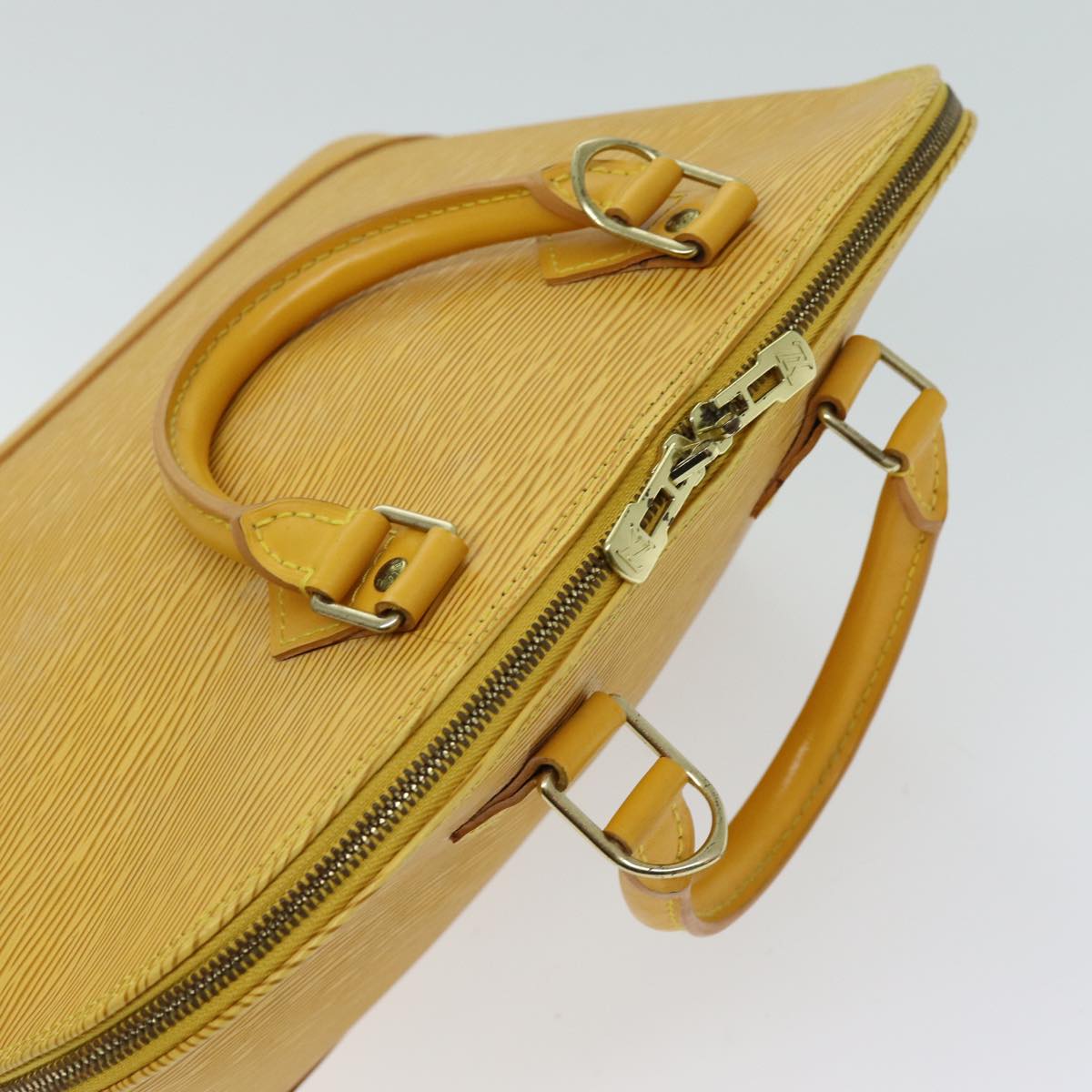 LOUIS VUITTON Epi Alma Hand Bag Tassili Yellow M52149 LV 75756
