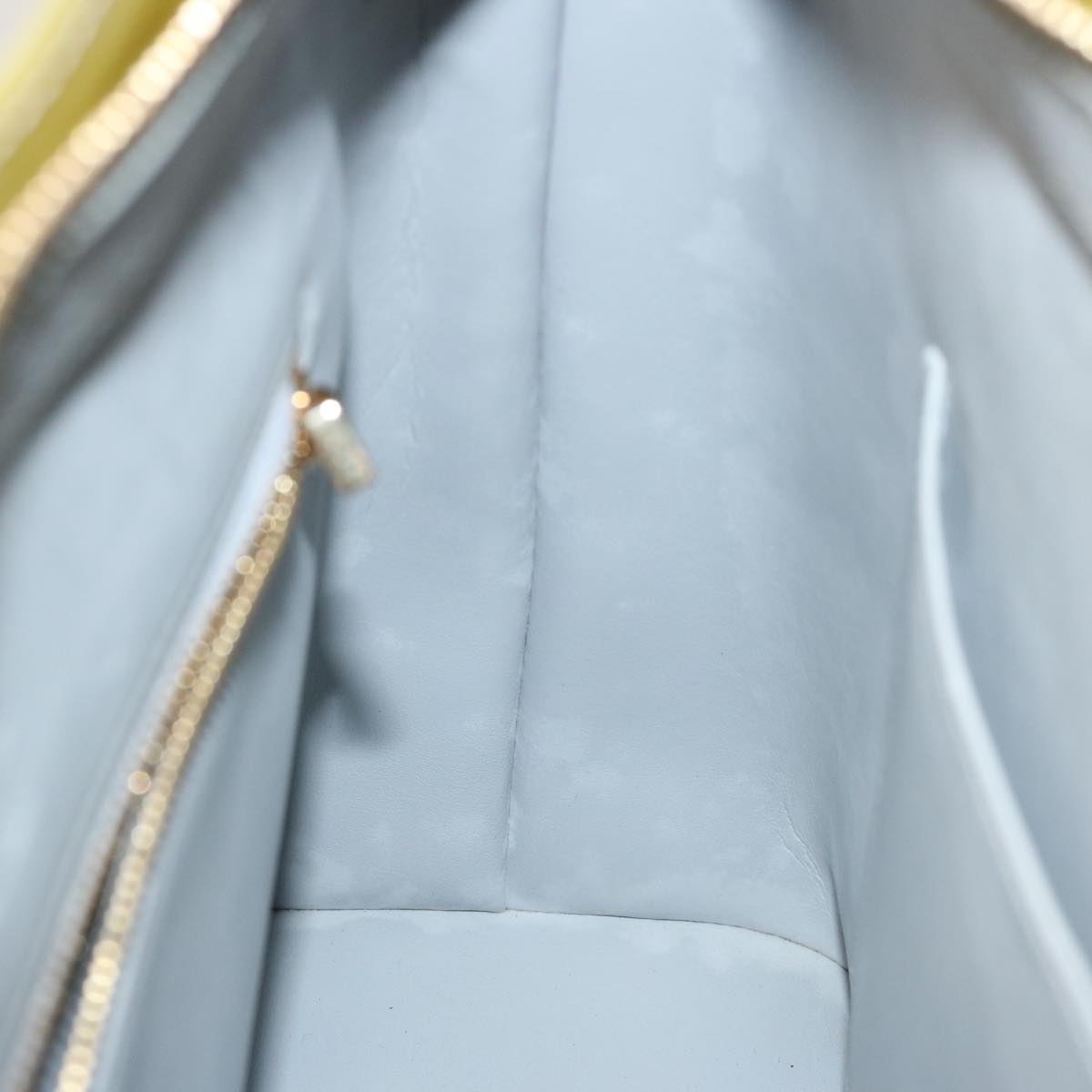 LOUIS VUITTON Monogram Vernis Houston Hand Bag Gris M91053 LV 75759