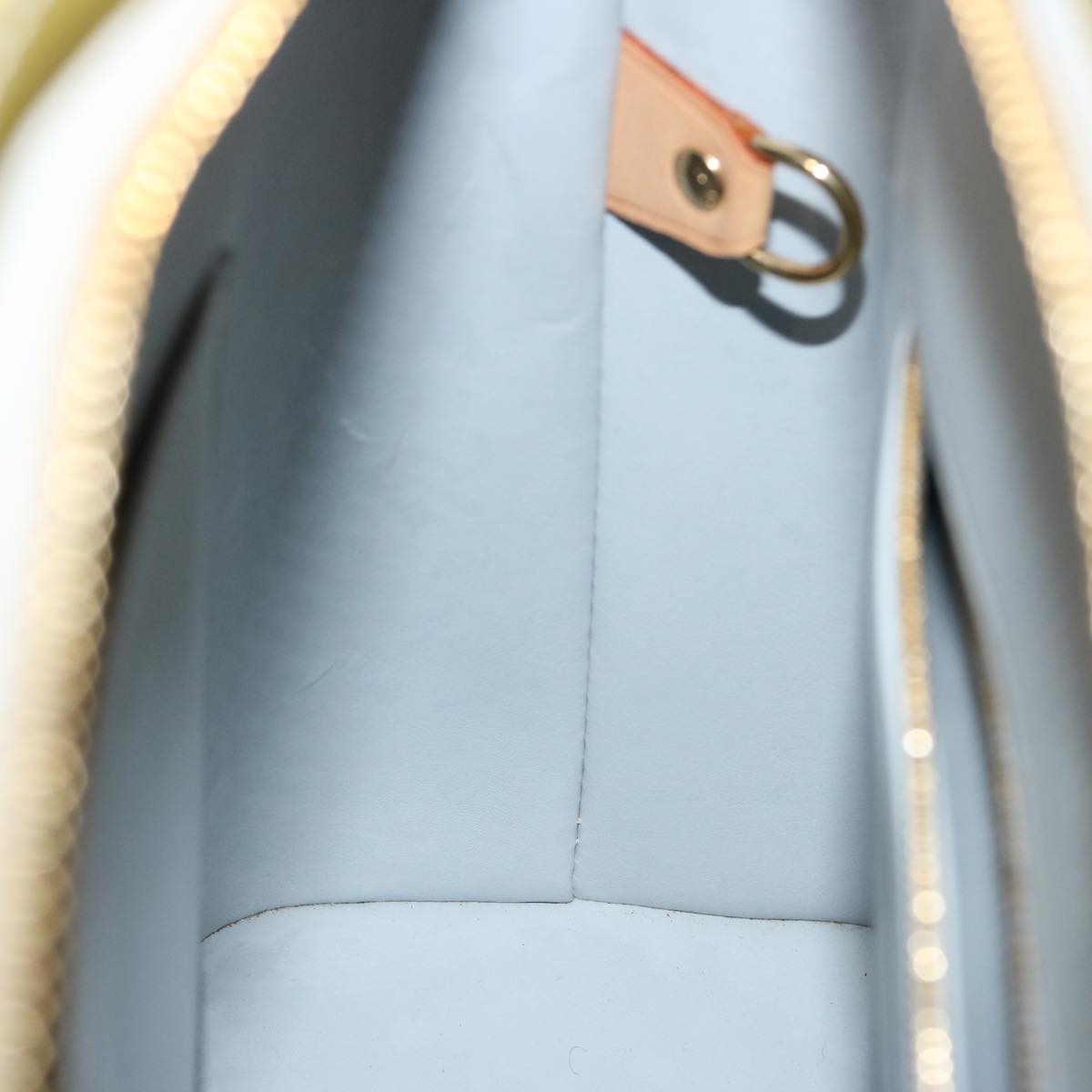 LOUIS VUITTON Monogram Vernis Houston Hand Bag Gris M91053 LV 75759