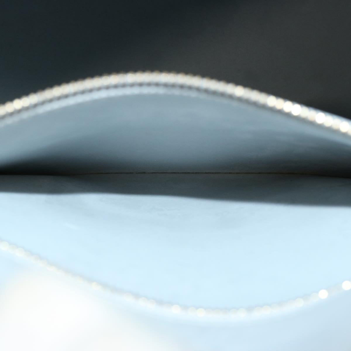 LOUIS VUITTON Monogram Vernis Houston Hand Bag Gris M91053 LV 75759