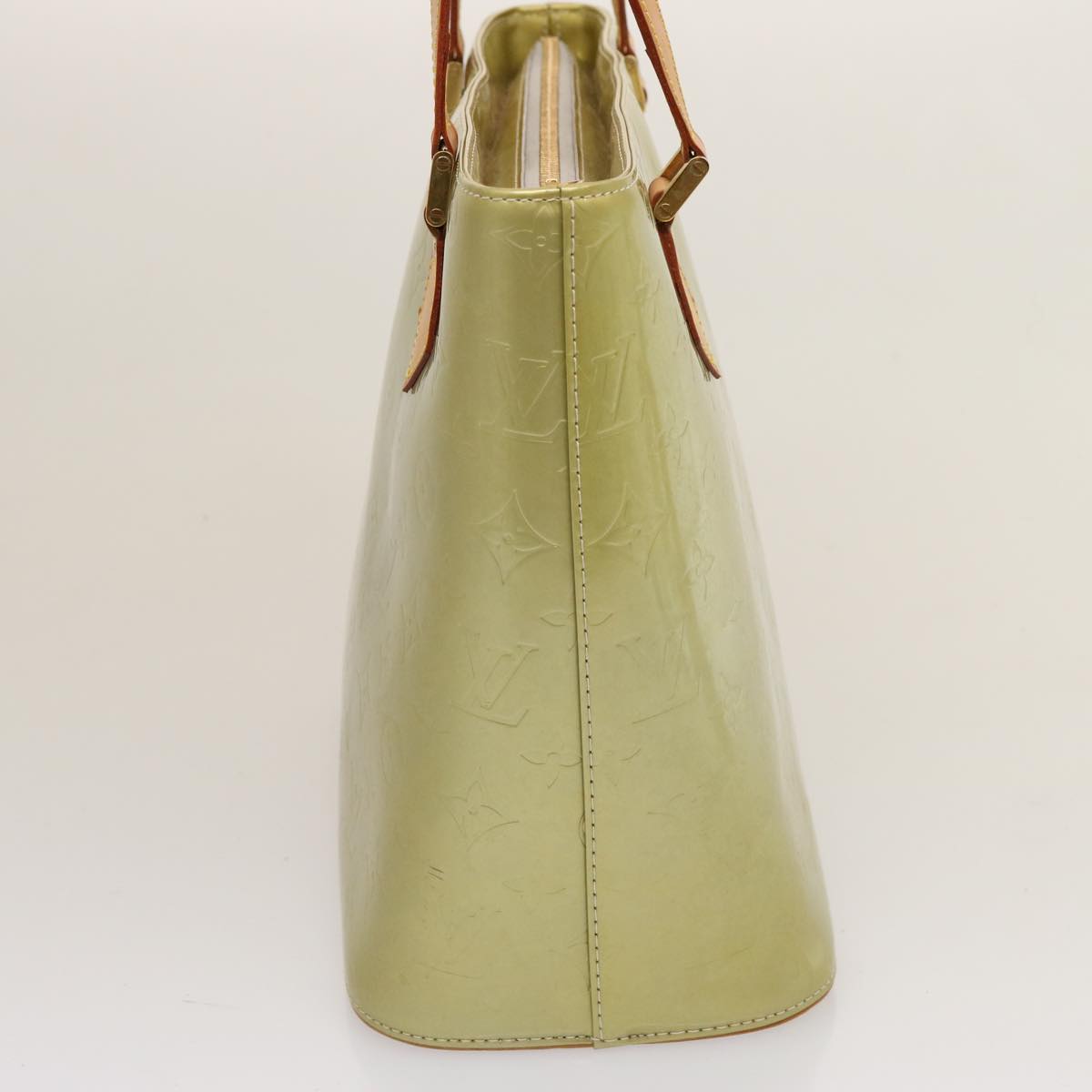 LOUIS VUITTON Monogram Vernis Houston Hand Bag Gris M91053 LV 75759