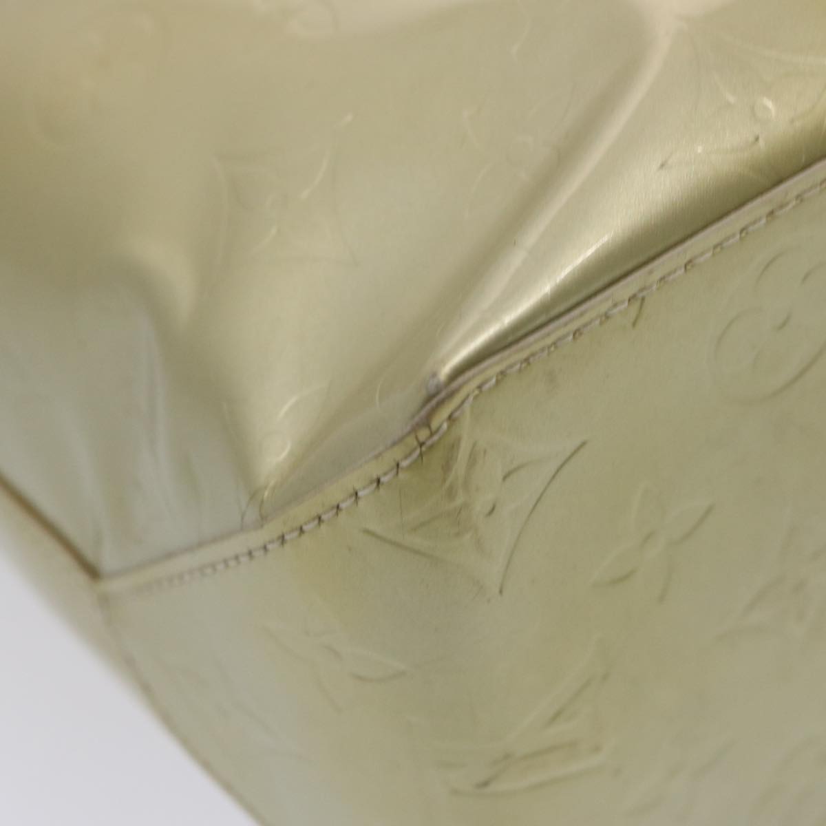 LOUIS VUITTON Monogram Vernis Reade MM Hand Bag Gris M91142 LV 75760