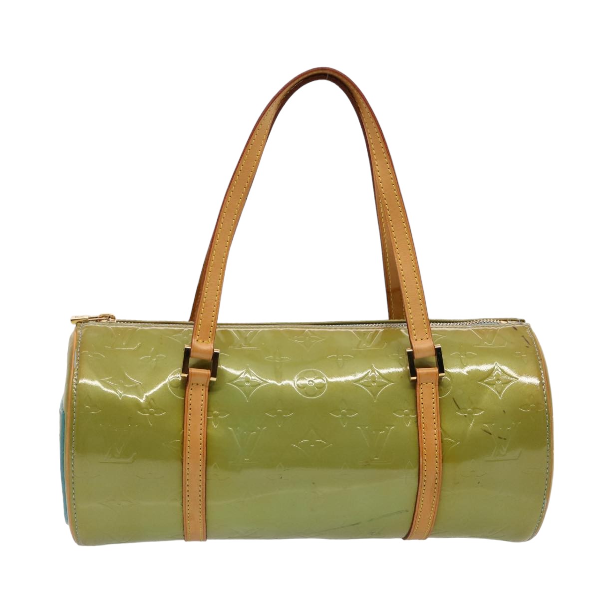 LOUIS VUITTON Monogram Vernis Bedford Hand Bag Baby Blue M91007 LV 75761