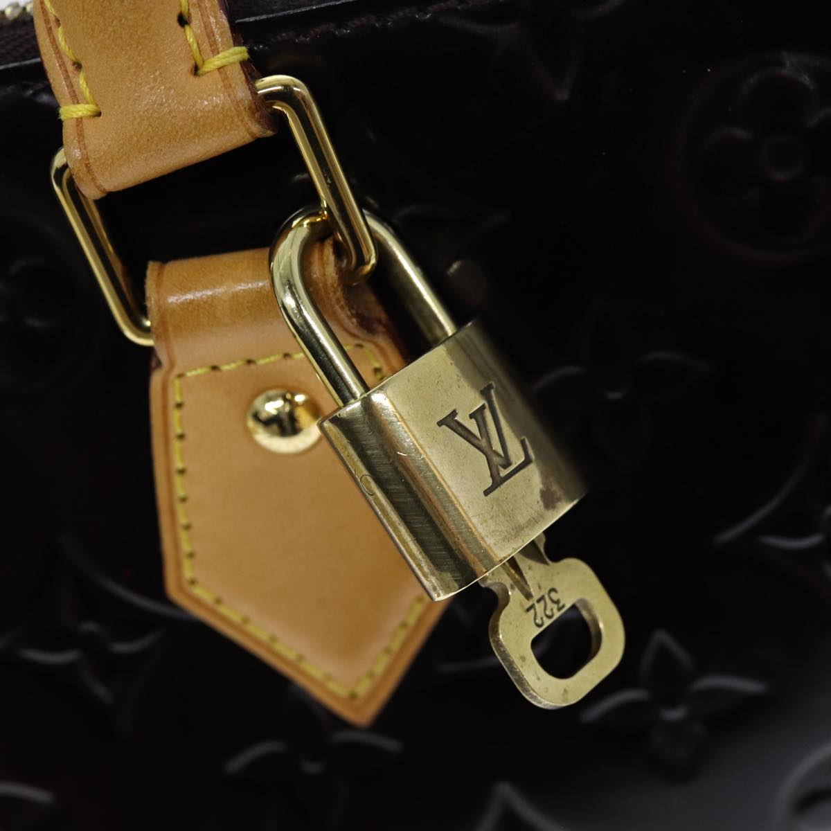 LOUIS VUITTON Monogram Vernis Montebello MM Bag 2way Amarante M90163 75763