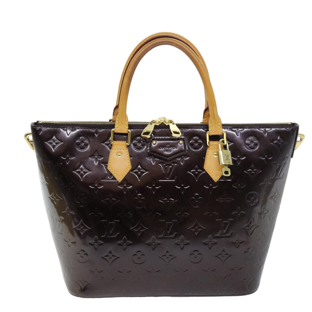 LOUIS VUITTON Monogram Vernis Montebello MM Bag 2way Amarante M90163 75763
