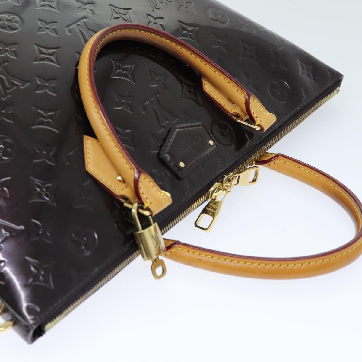 LOUIS VUITTON Monogram Vernis Montebello MM Bag 2way Amarante M90163 75763
