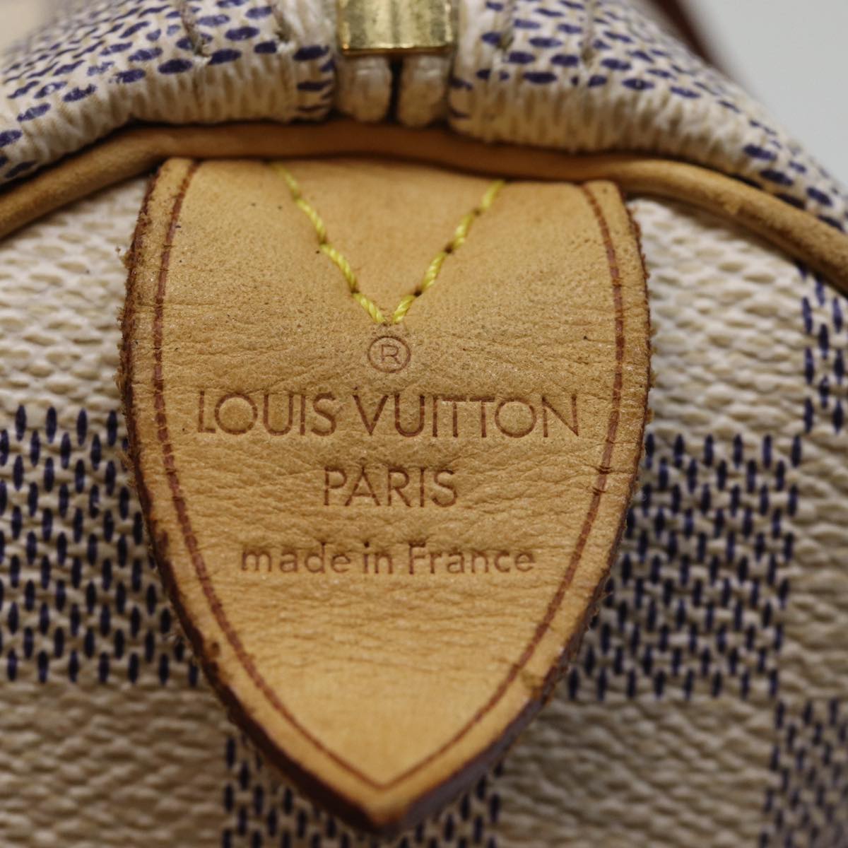 LOUIS VUITTON Damier Azur Speedy 25 Hand Bag N41534 LV 75765