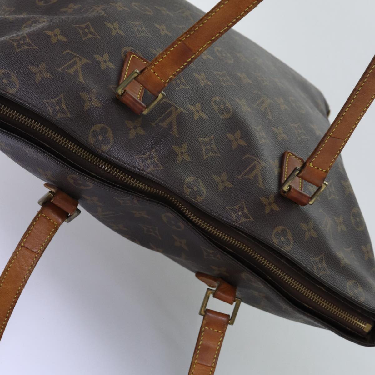 LOUIS VUITTON Monogram Cabas Mezzo Tote Bag M51151 LV 75776