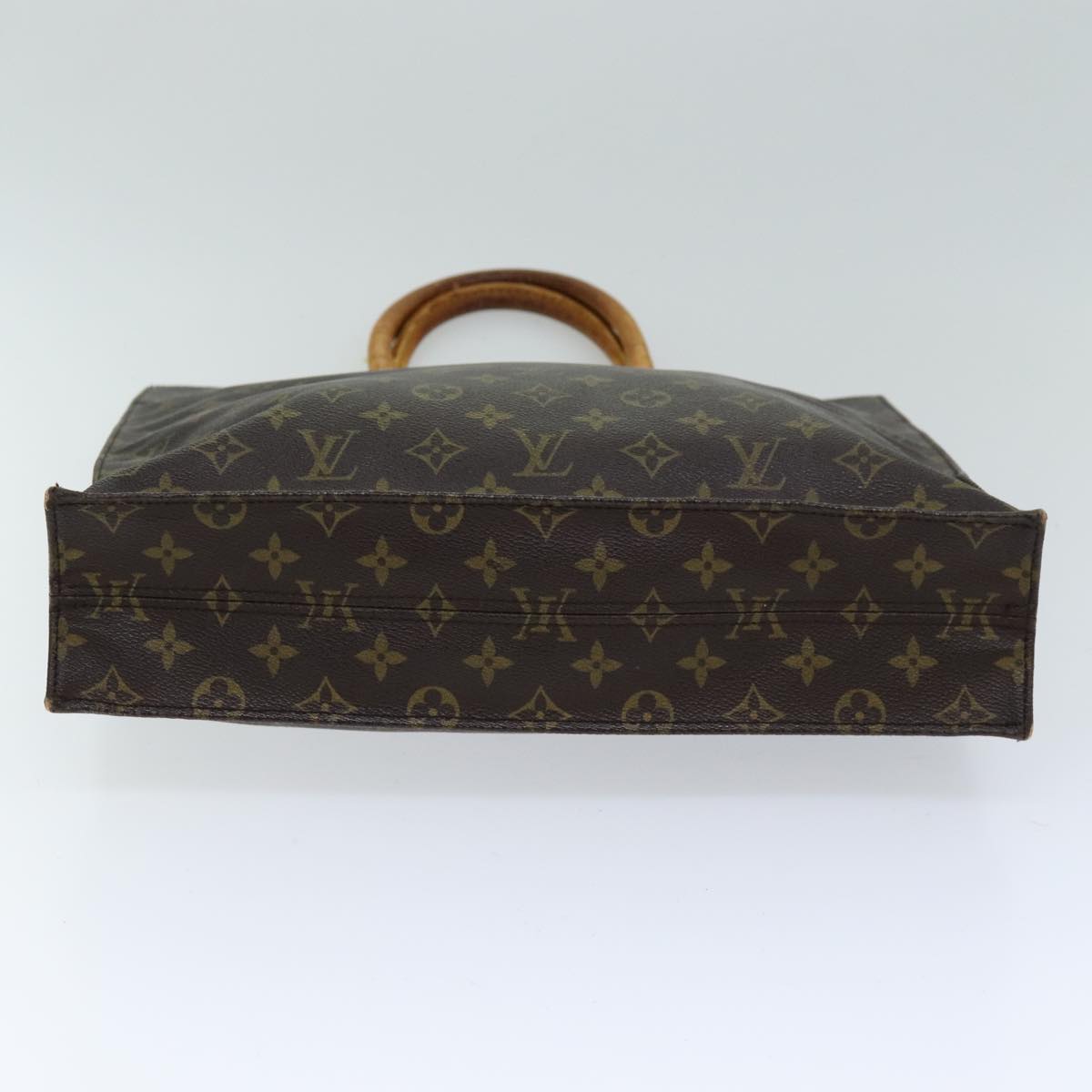 LOUIS VUITTON Monogram Sac Plat Hand Bag M51140 LV 75778