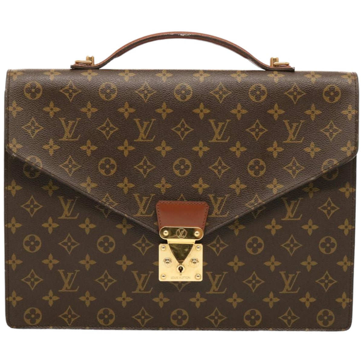 LOUIS VUITTON Monogram Porte Documents Bandouliere Bag M53338 LV 75779