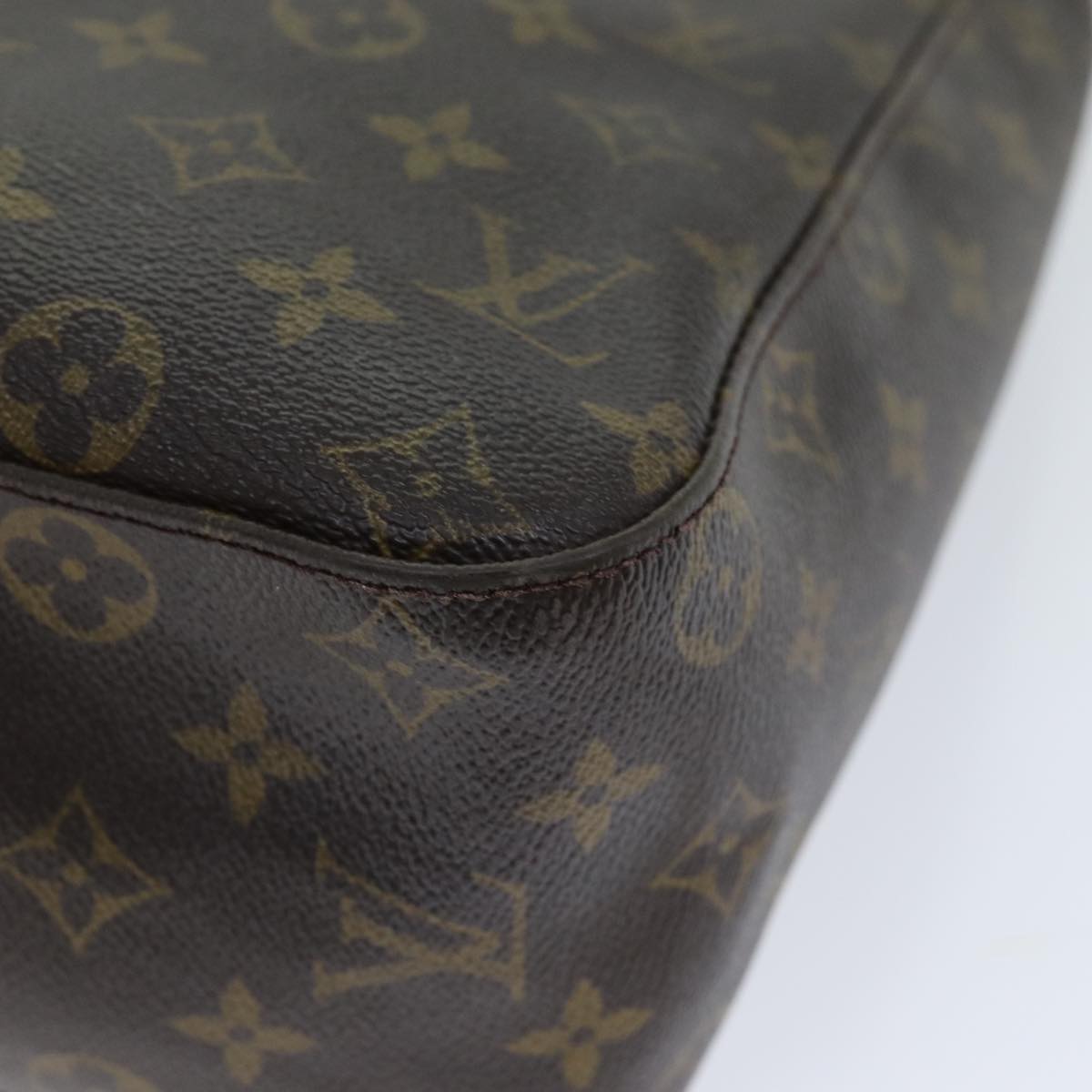 LOUIS VUITTON Monogram Looping GM Shoulder Bag M51145 LV 75780