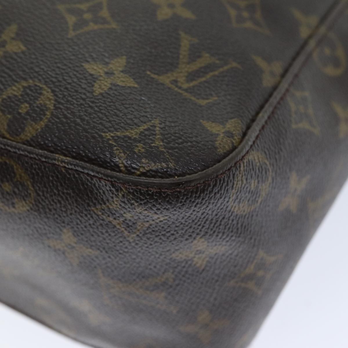 LOUIS VUITTON Monogram Looping GM Shoulder Bag M51145 LV 75780