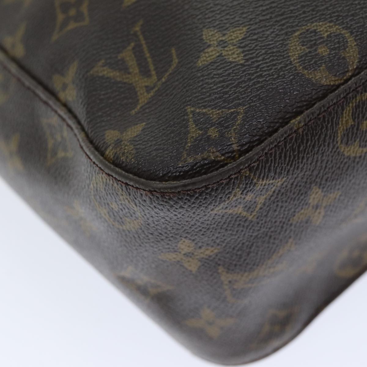 LOUIS VUITTON Monogram Looping GM Shoulder Bag M51145 LV 75780