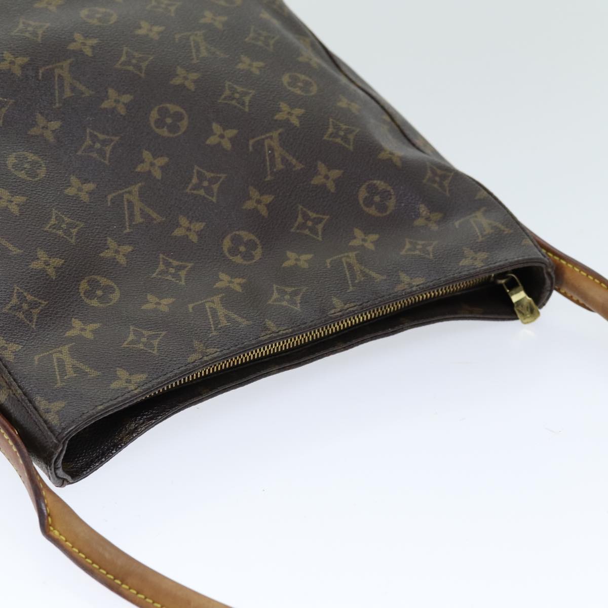 LOUIS VUITTON Monogram Looping GM Shoulder Bag M51145 LV 75780