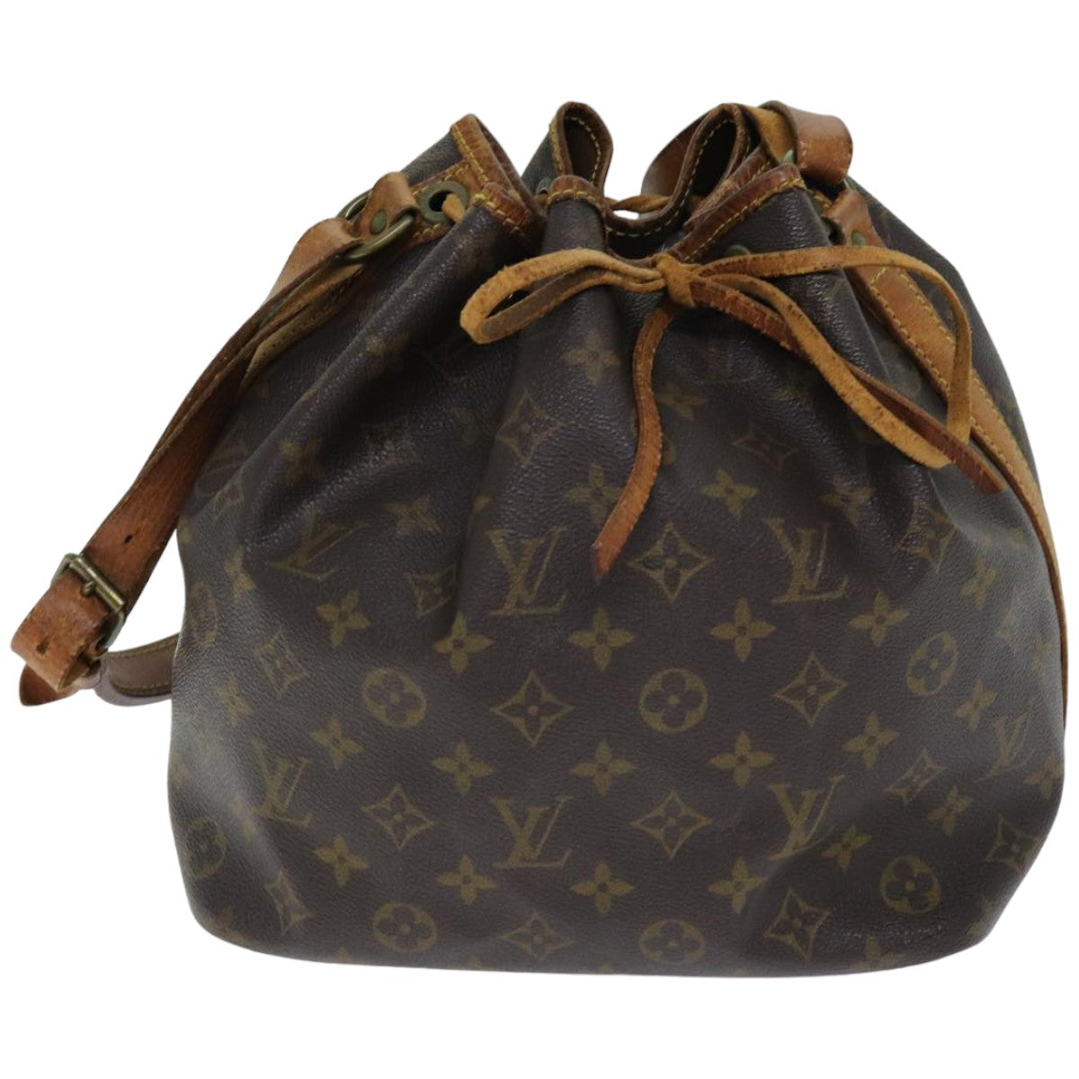 LOUIS VUITTON Monogram Petit Noe Shoulder Bag M42226 LV 75782