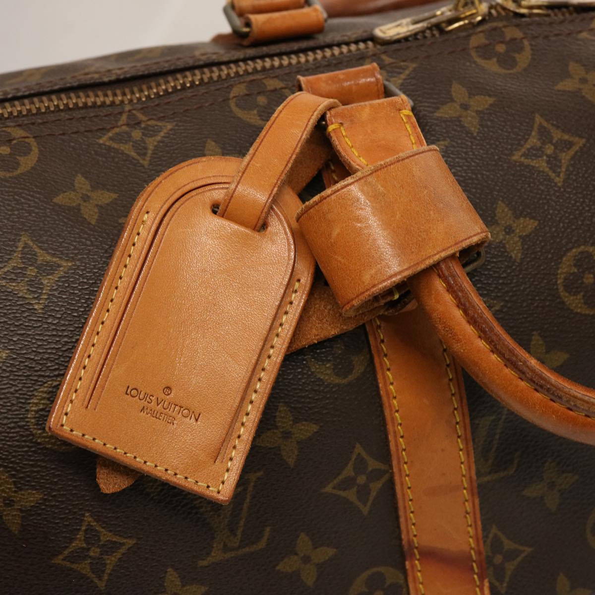 LOUIS VUITTON Monogram Keepall 45 Boston Bag M41428 LV 75788