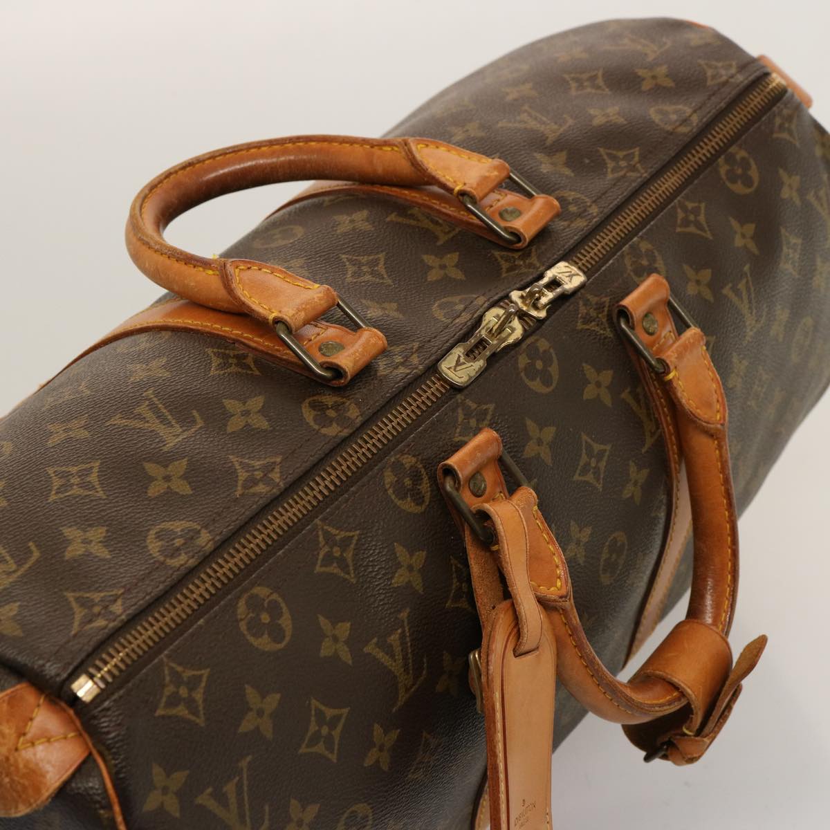 LOUIS VUITTON Monogram Keepall 45 Boston Bag M41428 LV 75788