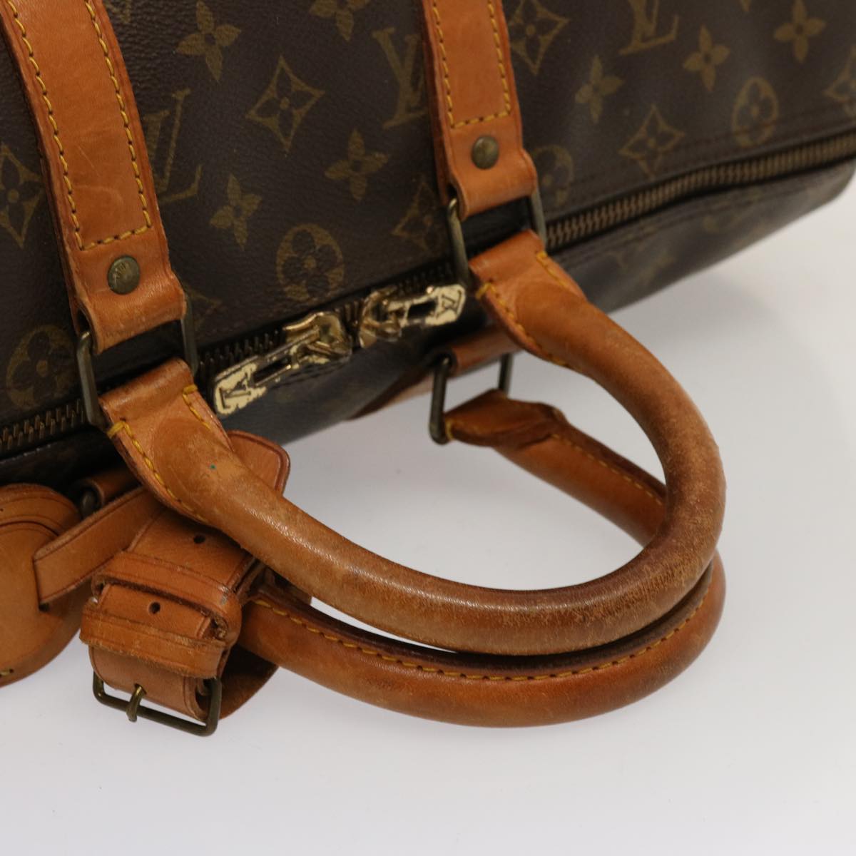 LOUIS VUITTON Monogram Keepall 45 Boston Bag M41428 LV 75788