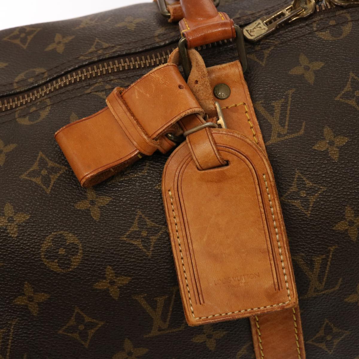 LOUIS VUITTON Monogram Keepall Bandouliere 50 Boston Bag M41416 LV 75790