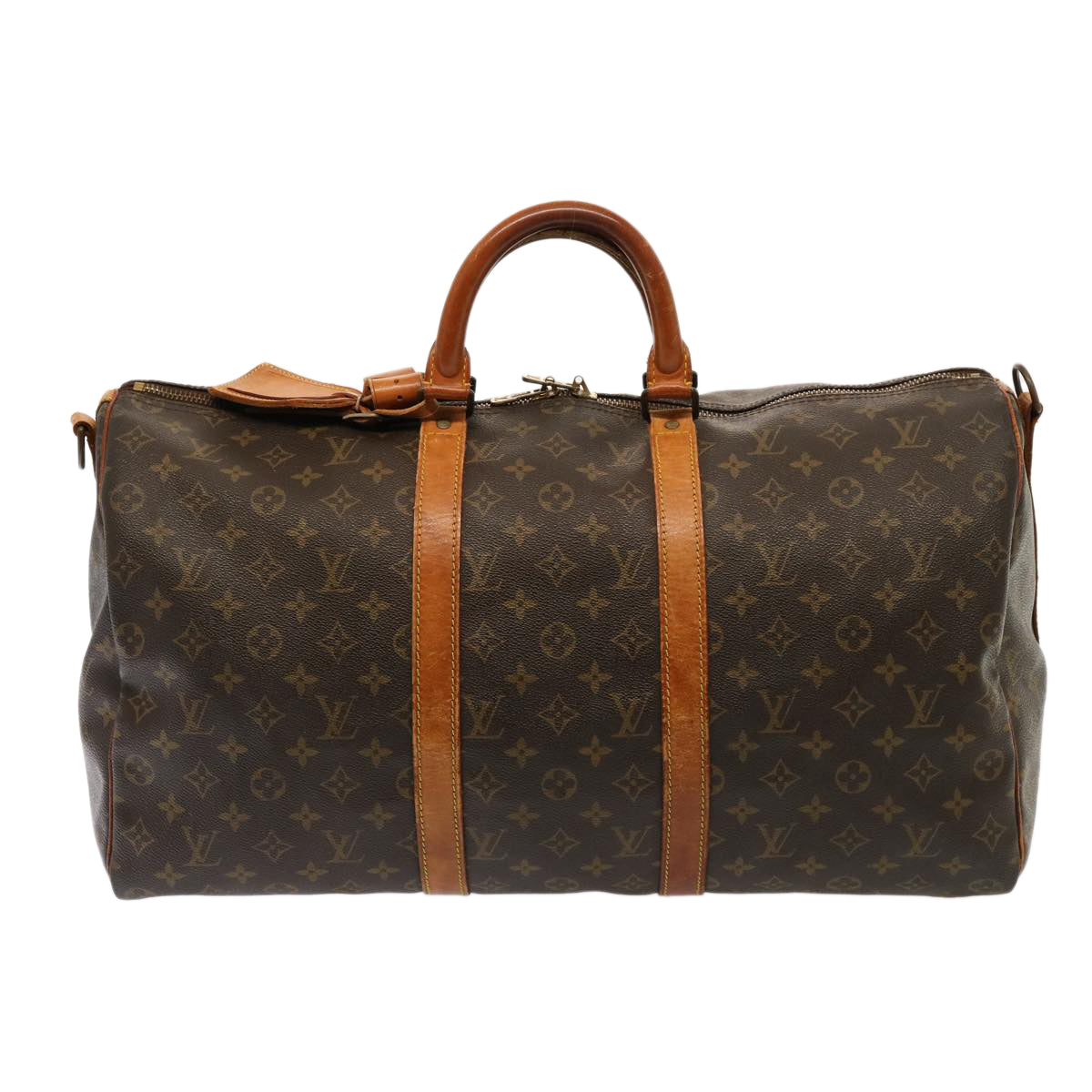 LOUIS VUITTON Monogram Keepall Bandouliere 50 Boston Bag M41416 LV 75790