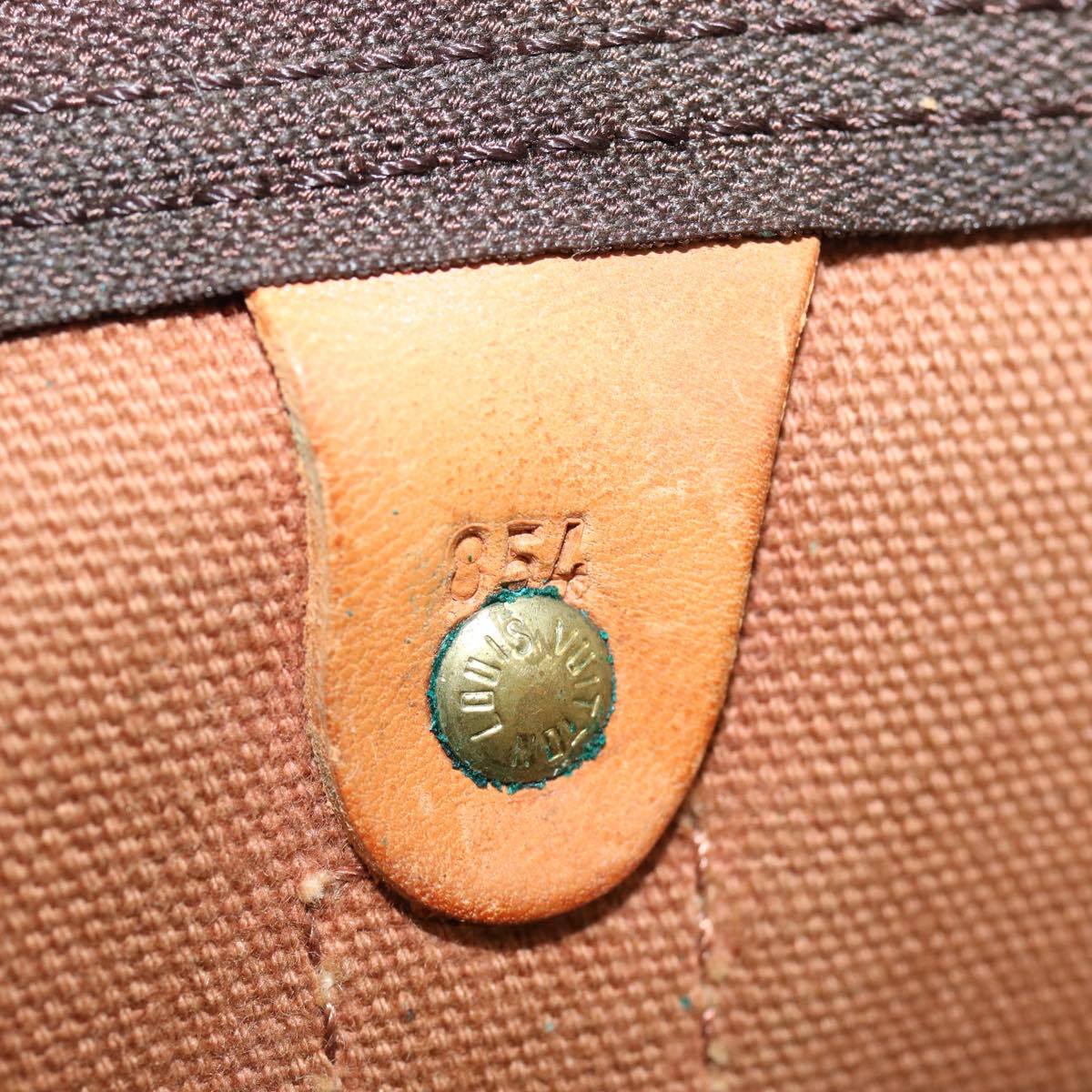 LOUIS VUITTON Monogram Keepall 55 Boston Bag M41424 LV 75792