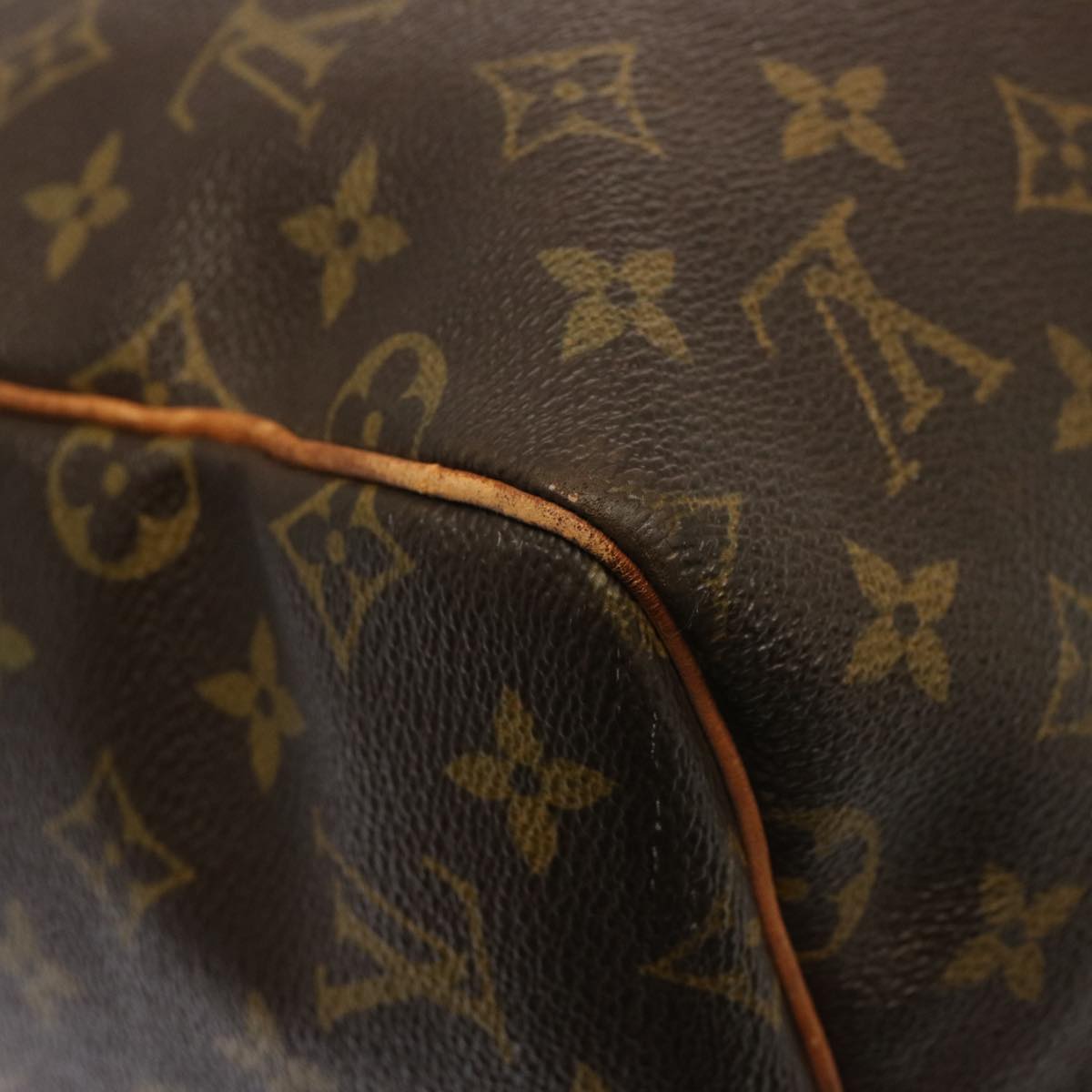 LOUIS VUITTON Monogram Keepall 55 Boston Bag M41424 LV 75793