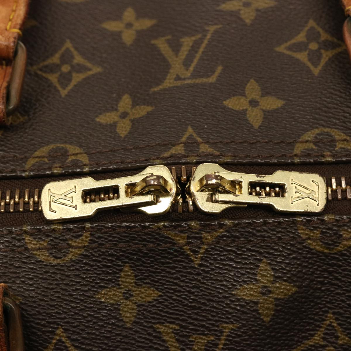 LOUIS VUITTON Monogram Keepall 55 Boston Bag M41424 LV 75793