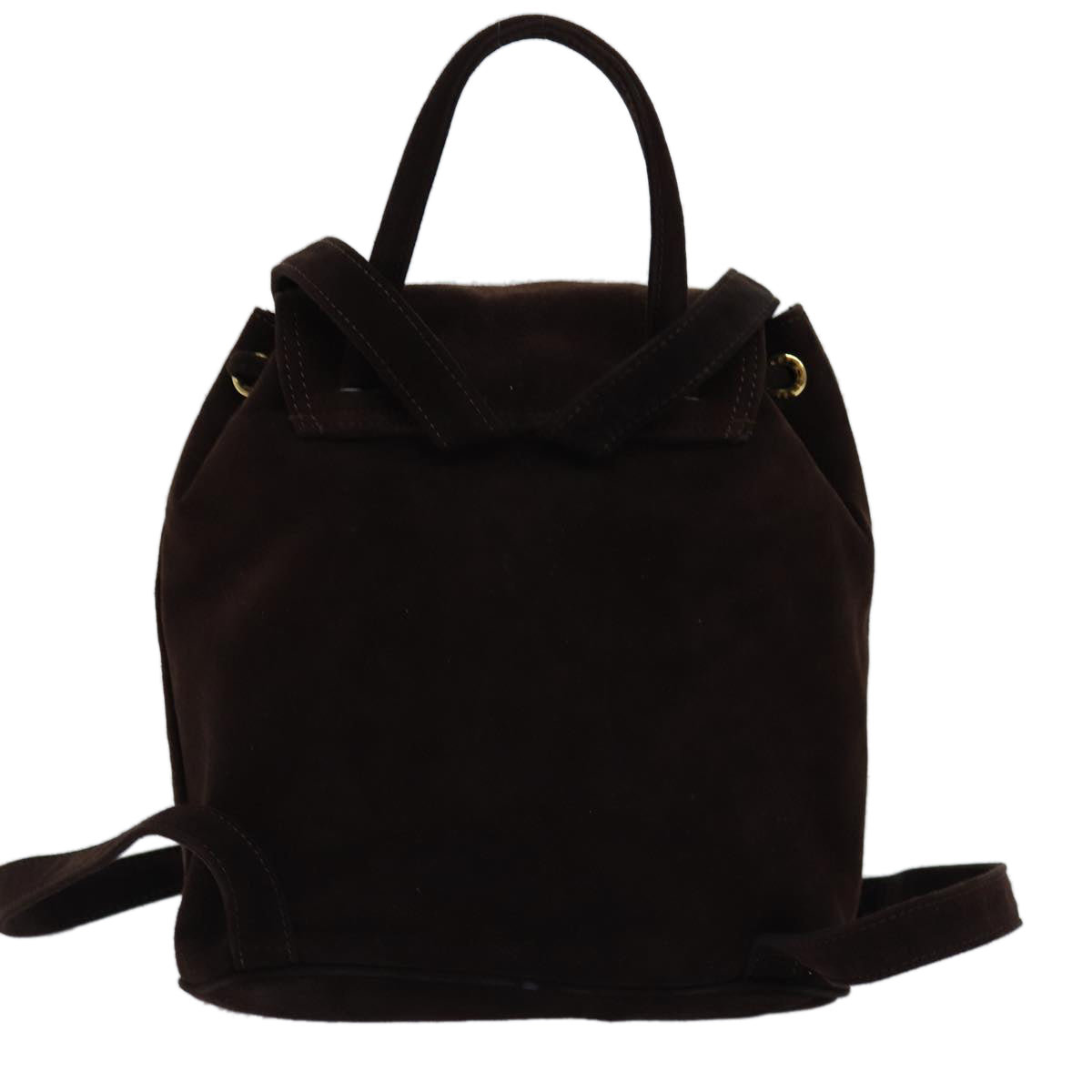 Luxury Fendi Backpack Suede Brown75806