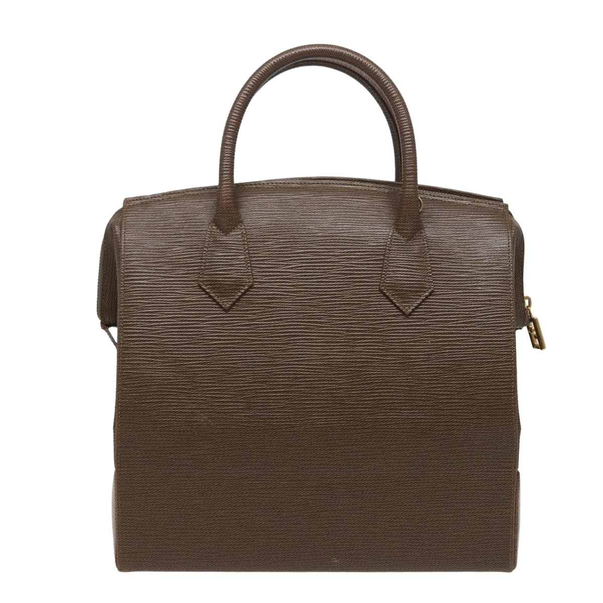 Luxury Fendi Hand Bag Leather 2way Brown75819
