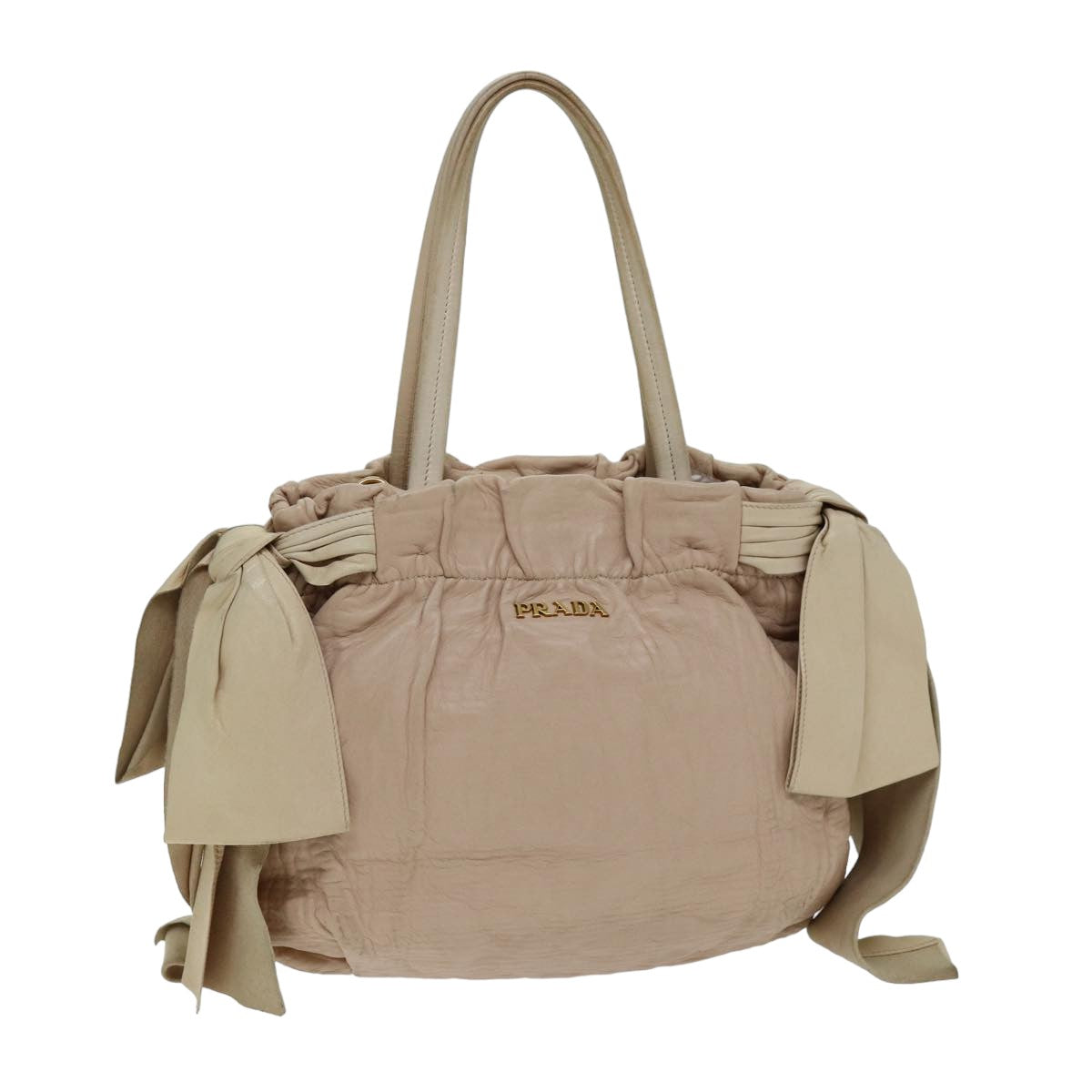Luxury PradaTote Bag Leather Pink 75824