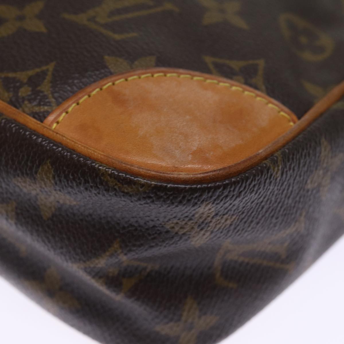 LOUIS VUITTON Monogram Compiegne 28 Clutch Bag M51845 LV 75853