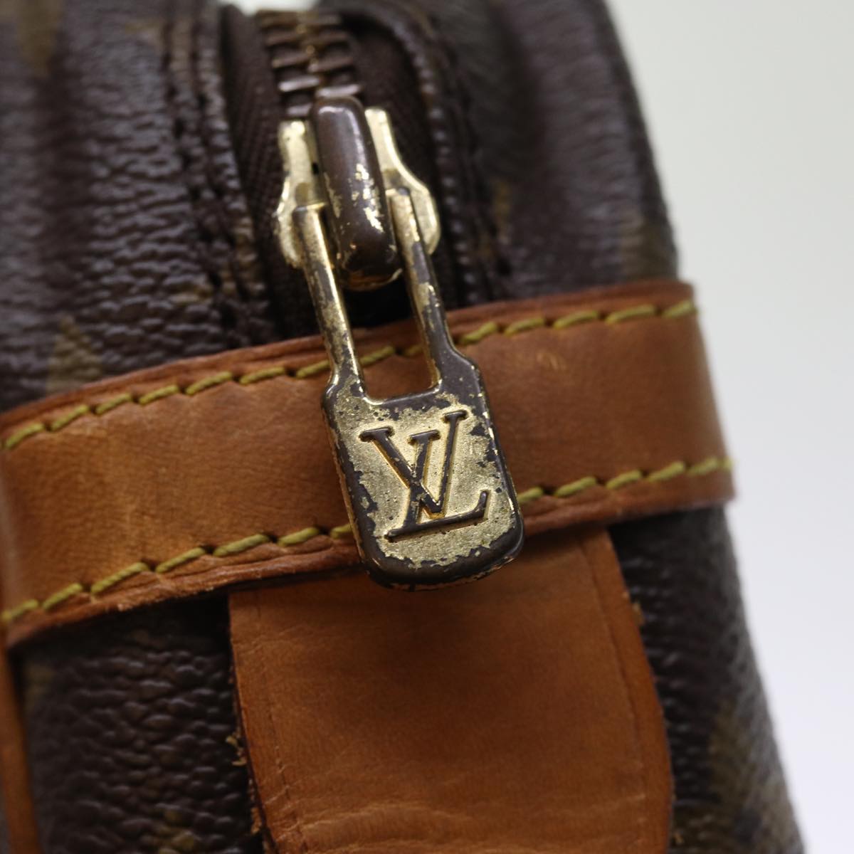 LOUIS VUITTON Monogram Compiegne 28 Clutch Bag M51845 LV 75853