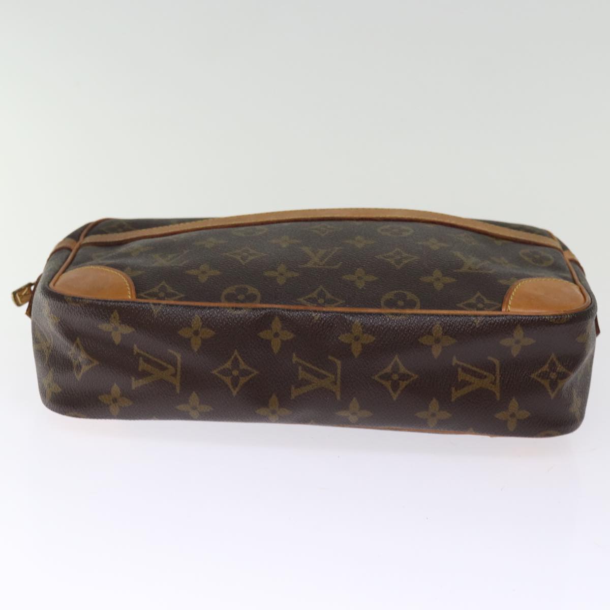 LOUIS VUITTON Monogram Compiegne 28 Clutch Bag M51845 LV 75853